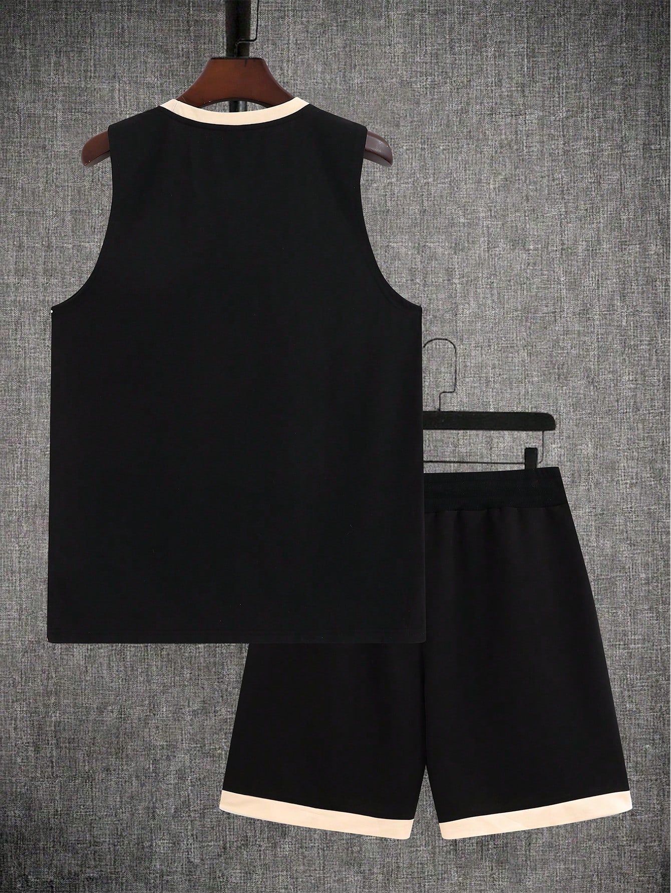 Conjunto Masculino Regata Fitness Ajustada E Shorts Esportivos Conjunto Masculino Regata Fitness Ajustada E Shorts