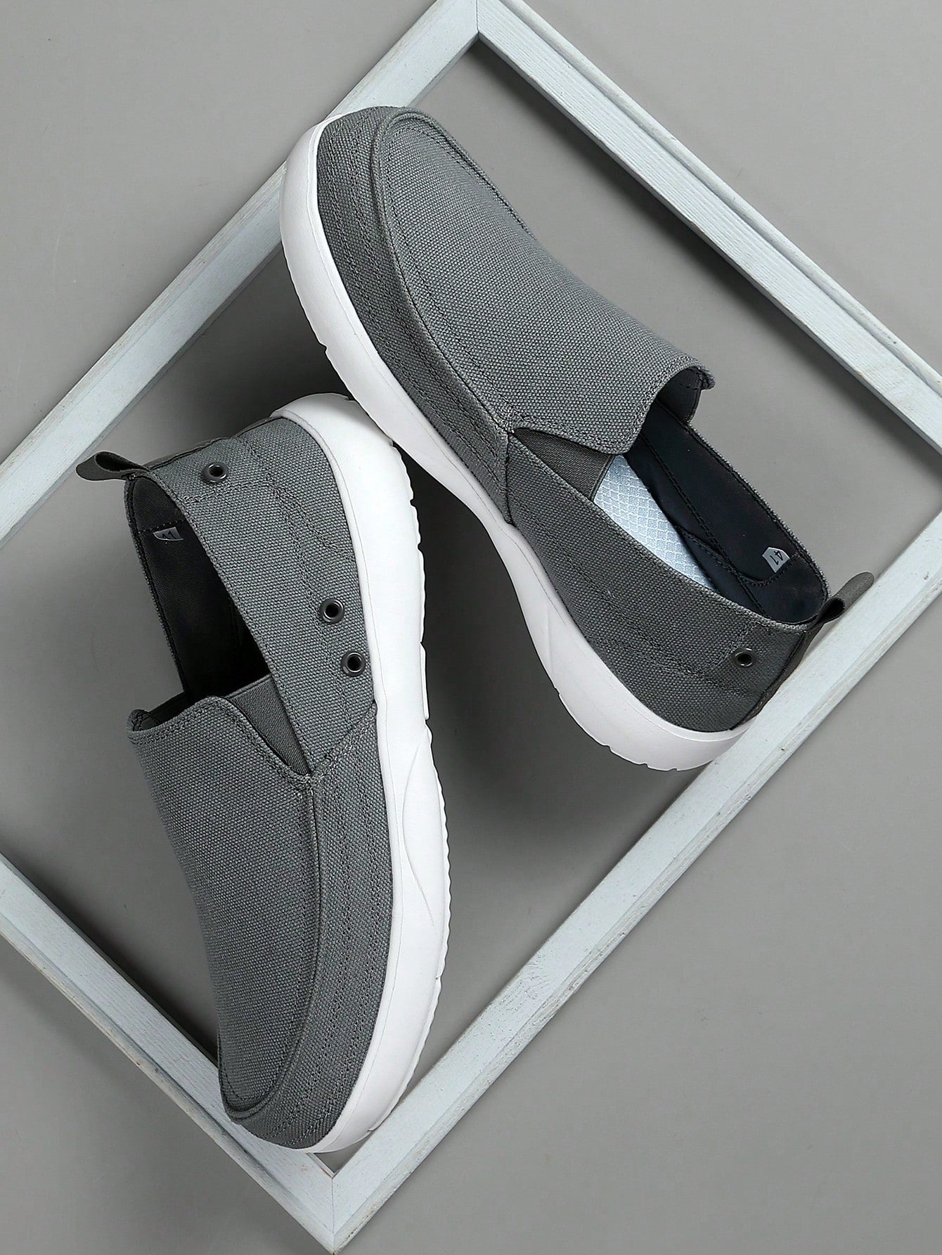 Tênis Masculino Casual Slip On Tecido Respirável Solado Leve Tênis Masculino Casual Slip On Tecido Respirável Solado