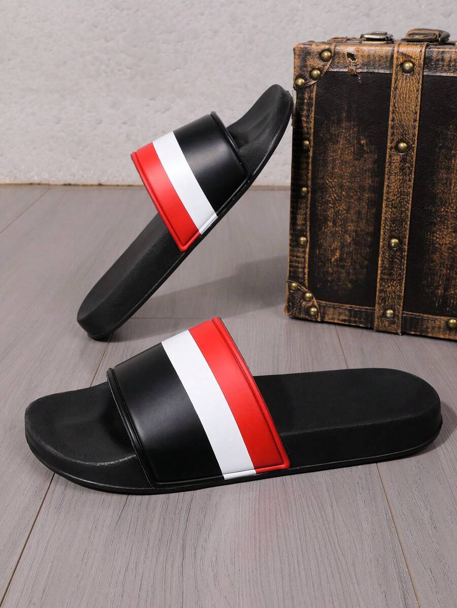 Chinelo Masculino Casual Solado Grosso Rápida Secagem Antiderrapante Preto / 36 Chinelo Masculino Casual Solado Grosso