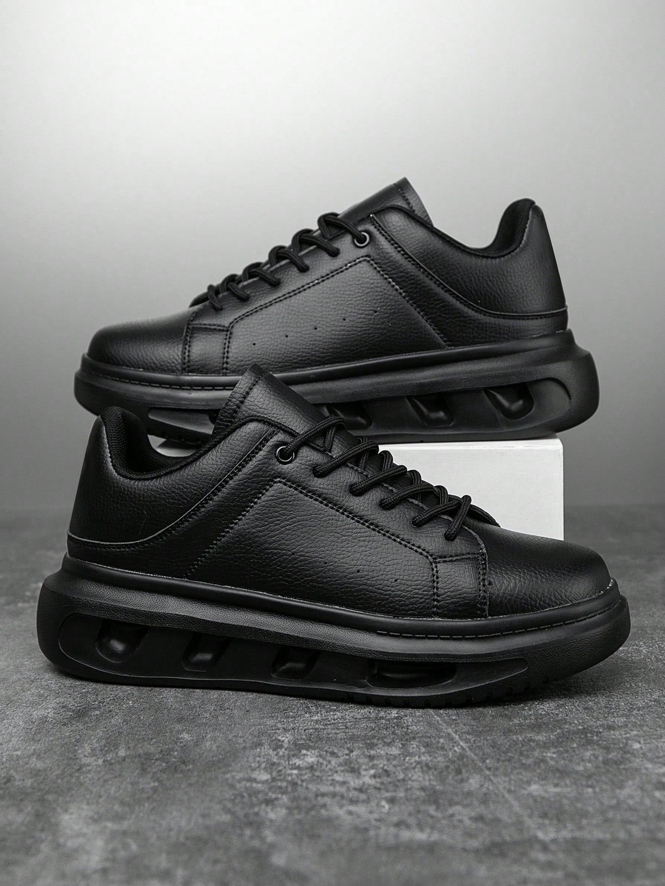 Tênis Masculino Chunky Casual Minimalista Confortável Soft Solado Tênis Masculino Chunky Casual Minimalista Confortável