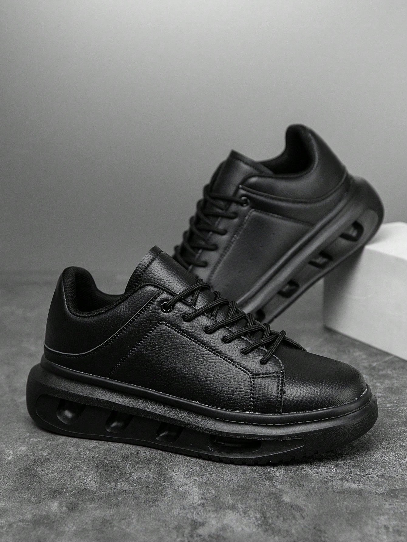 Tênis Masculino Chunky Casual Minimalista Confortável Soft Solado Tênis Masculino Chunky Casual Minimalista Confortável