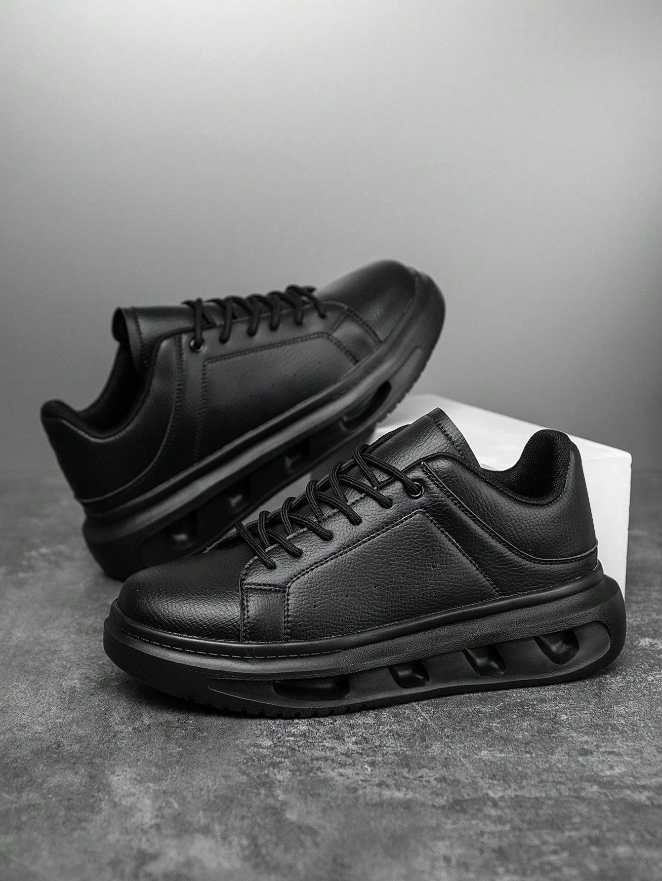 Tênis Masculino Chunky Casual Minimalista Confortável Soft Solado Tênis Masculino Chunky Casual Minimalista Confortável