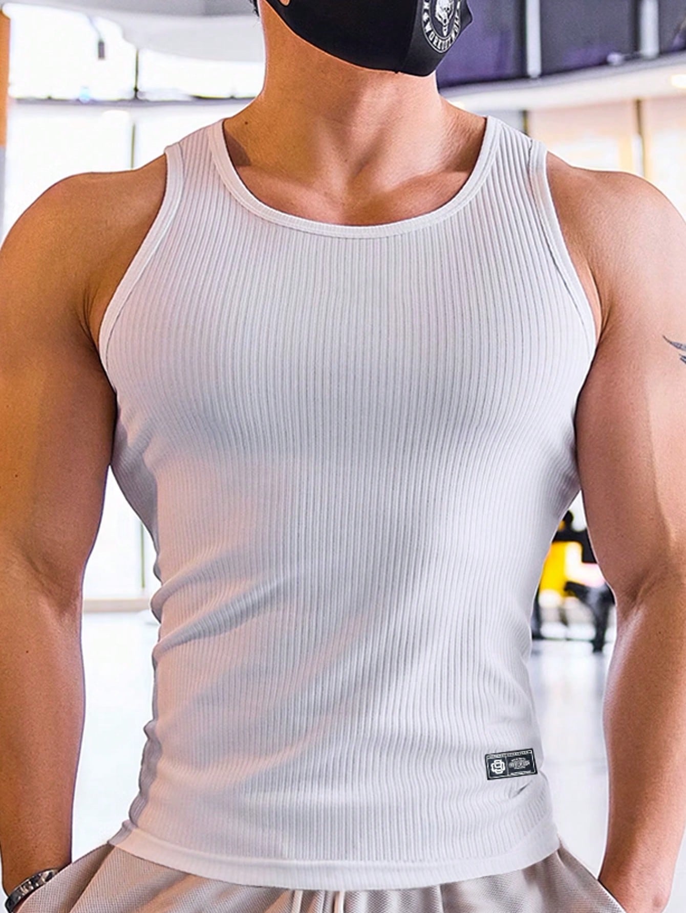 Camiseta Regata Masculina Casual Versátil Design Simples Camiseta Regata Masculina Casual Versátil Design Simples