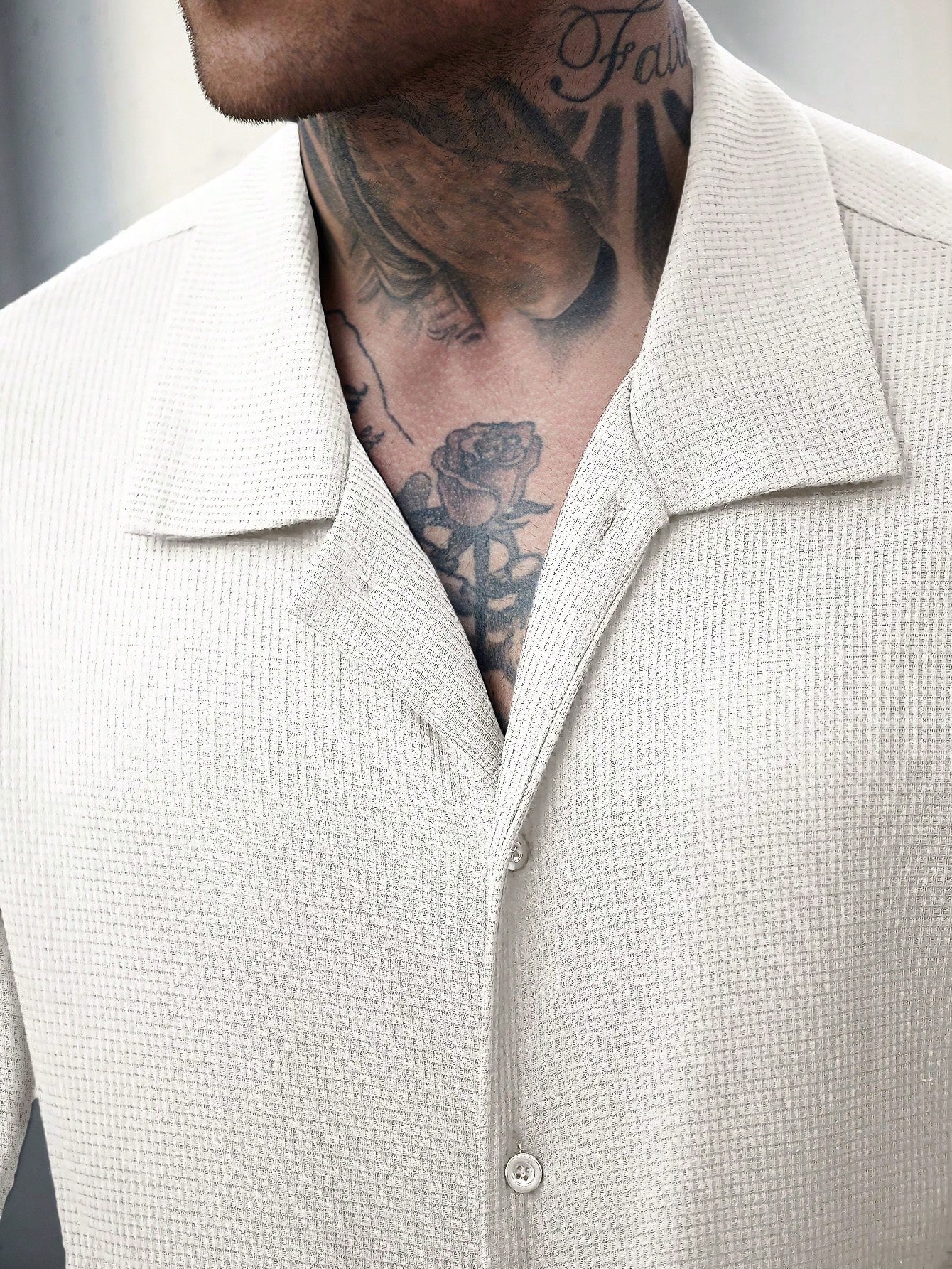 Conjunto Masculino Camisa Gola Cubana E Calça Leve Elegante Conjunto Masculino Camisa Gola Cubana E Calça Leve Elegante