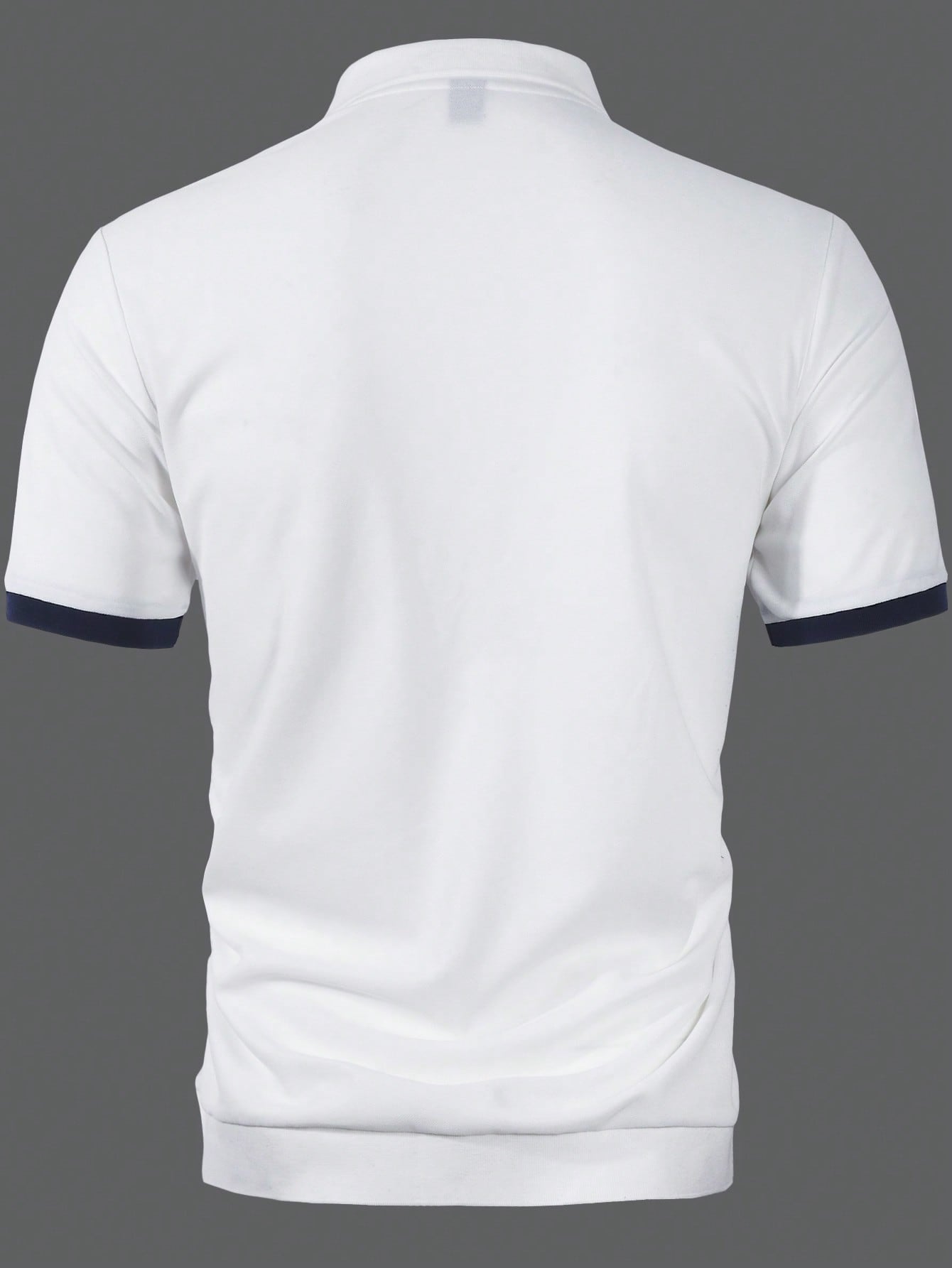 Camisa Polo Masculina Slim Listras Verticais Design Único Camisa Polo Masculina Slim Listras Verticais Design Único