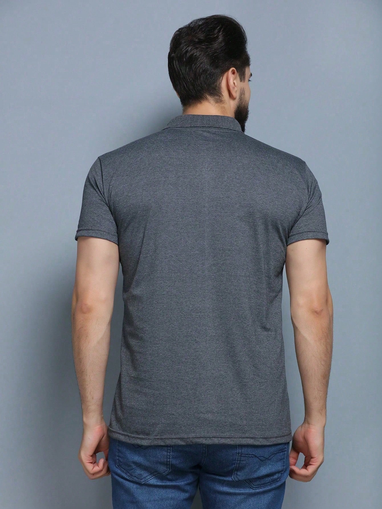 Camisa Polo Masculina Casual Gola Manga Curta Camisa Polo Masculina Casual Gola Manga Curta