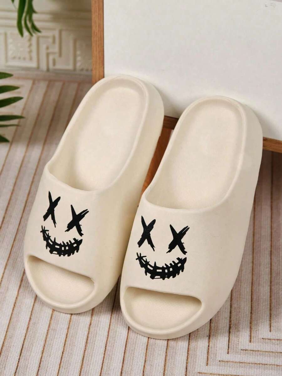 Chinelo Masculino Casual Estampado Solado Grosso Antiderrapante Chinelo Masculino Casual Estampado Solado Grosso