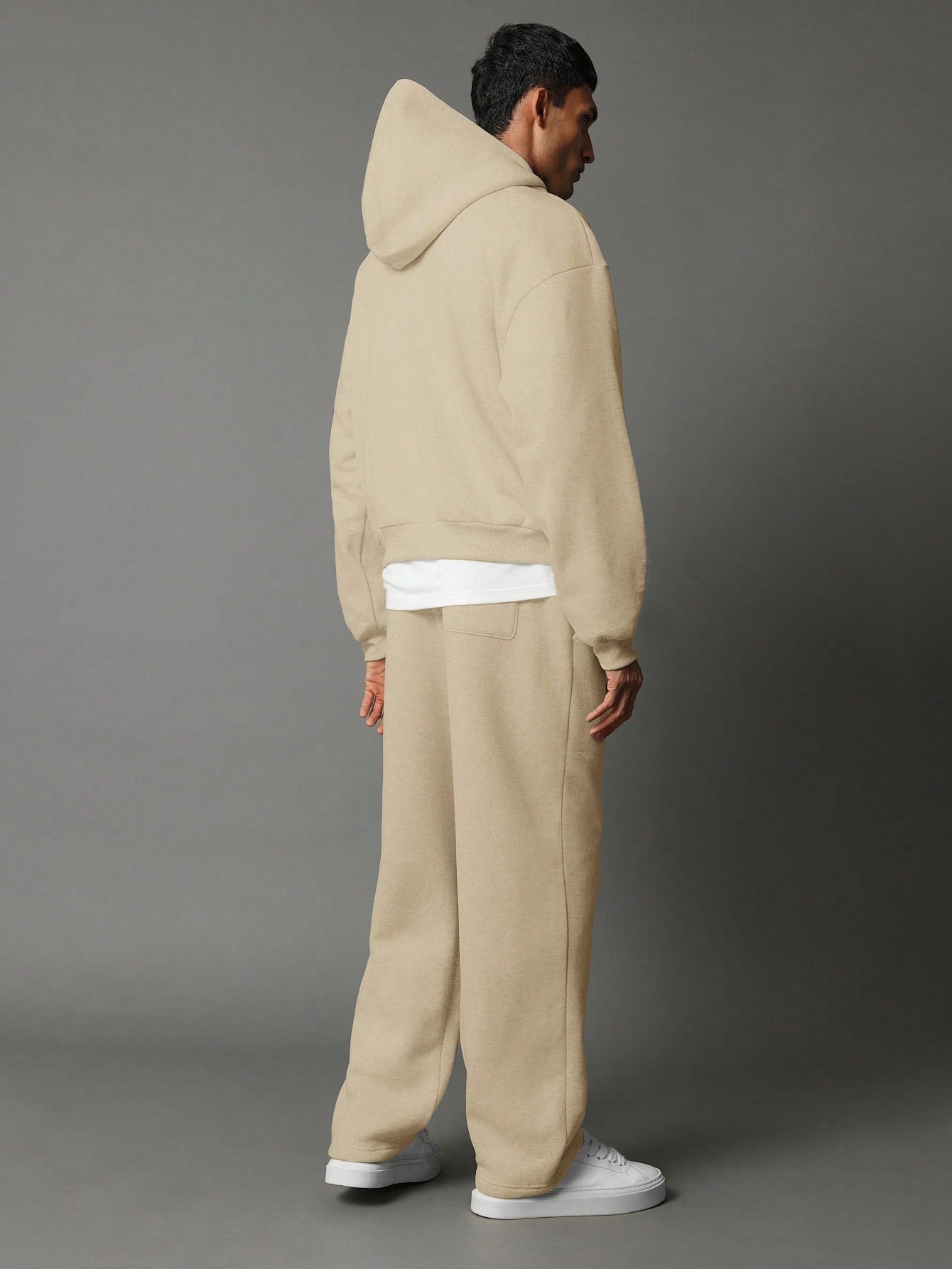 Conjunto Masculino Moletom Com Capuz E Calça Jogger Minimalista Conjunto Masculino Moletom Com Capuz E Calça Jogger