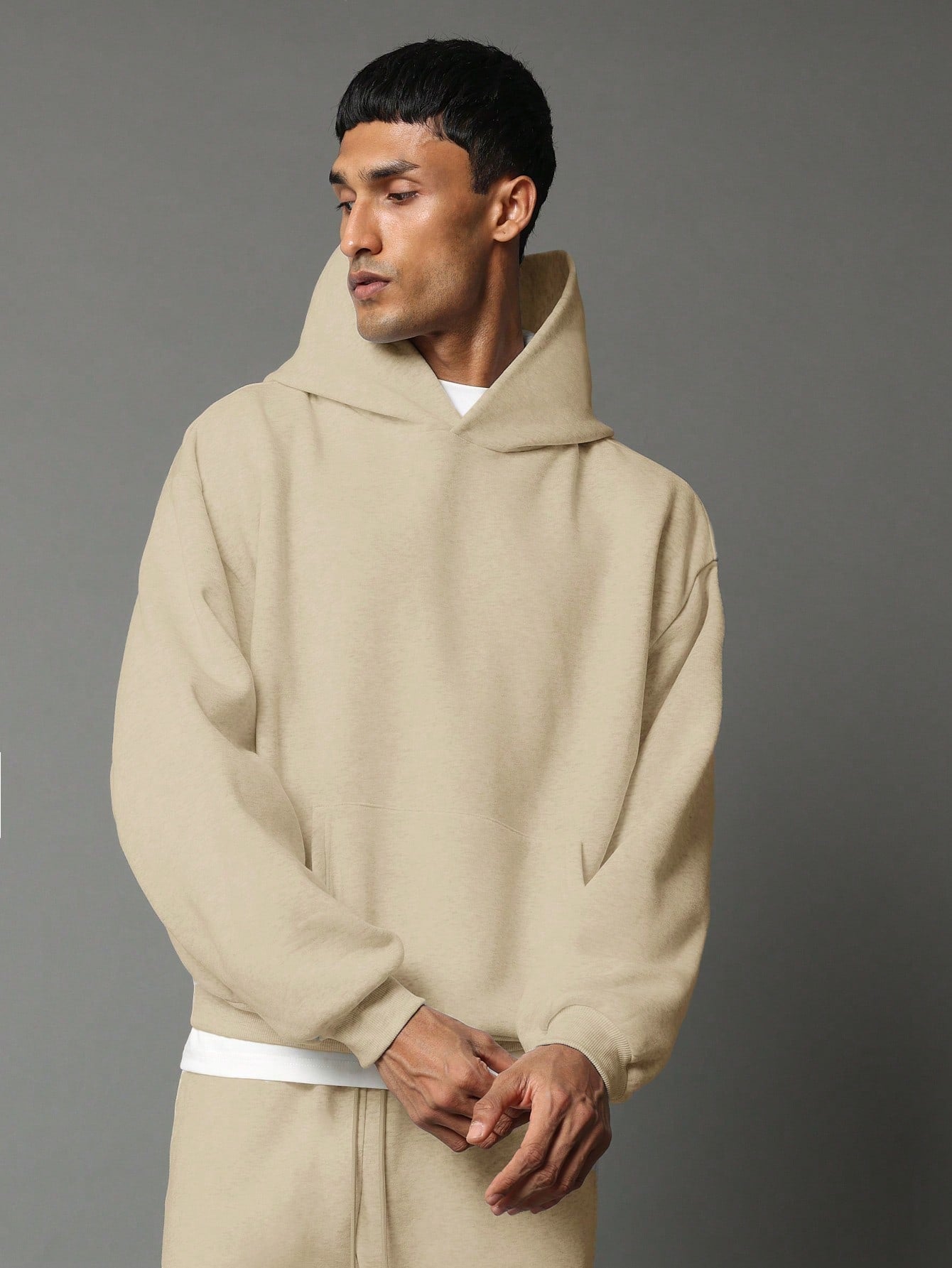 Conjunto Masculino Moletom Com Capuz E Calça Jogger Minimalista Conjunto Masculino Moletom Com Capuz E Calça Jogger