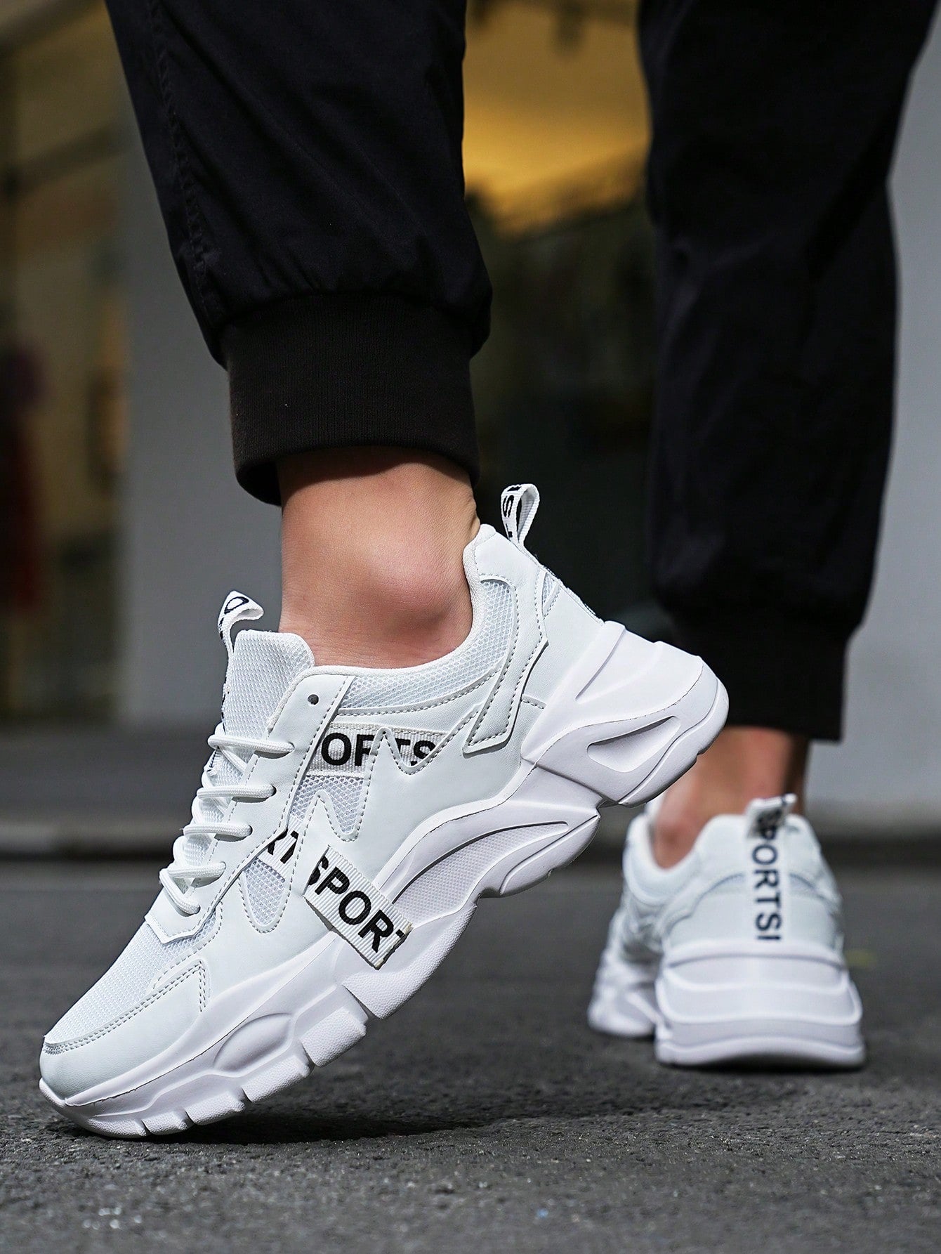 Tênis Masculino Chunky Casual Versátil Personalizado Confortável Tênis Masculino Chunky Casual Versátil Personalizado