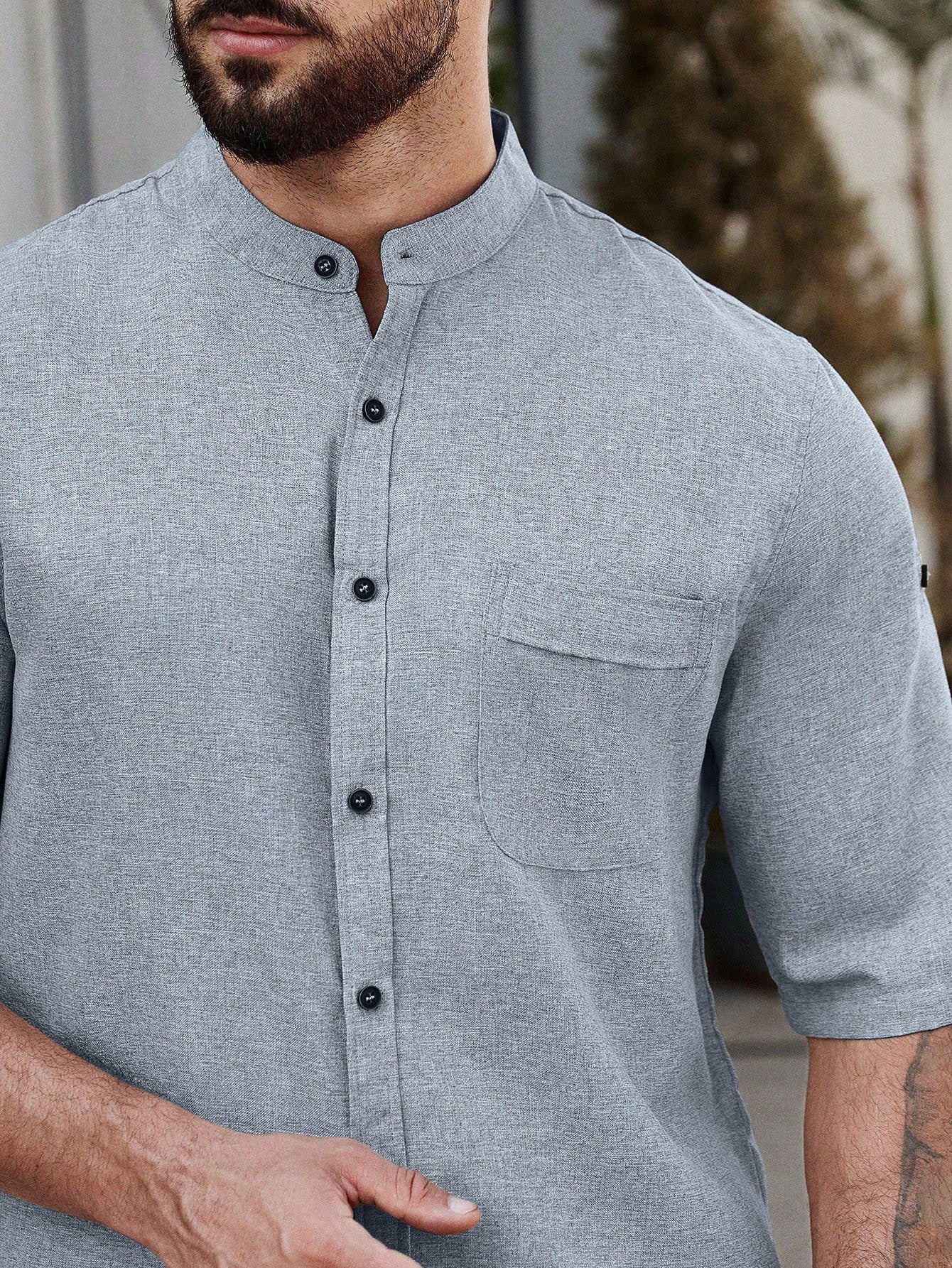 Conjunto Masculino Camisa Oversized E Calça Casual Minimalista Conjunto Masculino Camisa Oversized E Calça Casual