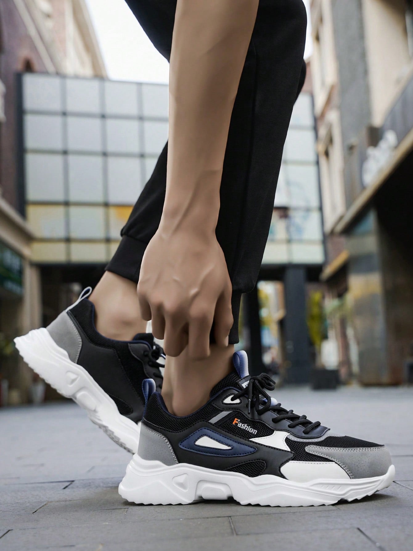 Tênis Masculino Chunky Casual Respirável Personalizado Versátil Tênis Masculino Chunky Casual Respirável Personalizado