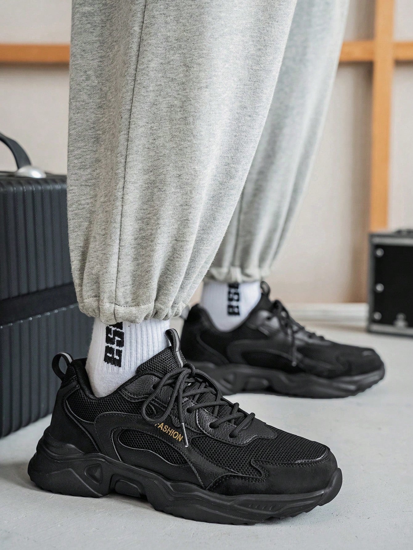 Tênis Masculino Chunky Baixo Personalizado Solado Anatômico Versátil Tênis Masculino Chunky Baixo Personalizado Solado