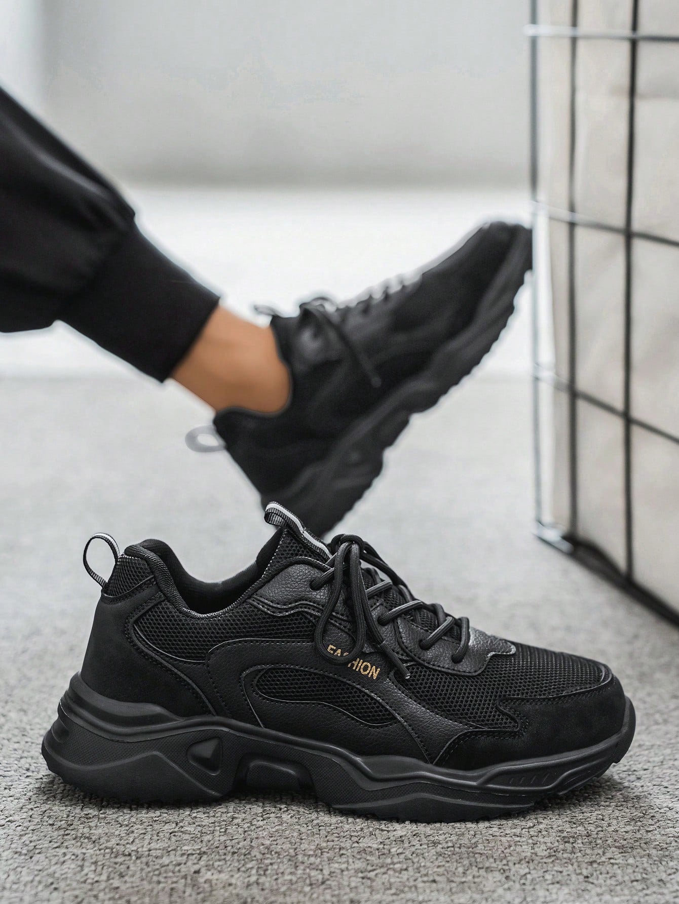 Tênis Masculino Chunky Baixo Personalizado Solado Anatômico Versátil Tênis Masculino Chunky Baixo Personalizado Solado