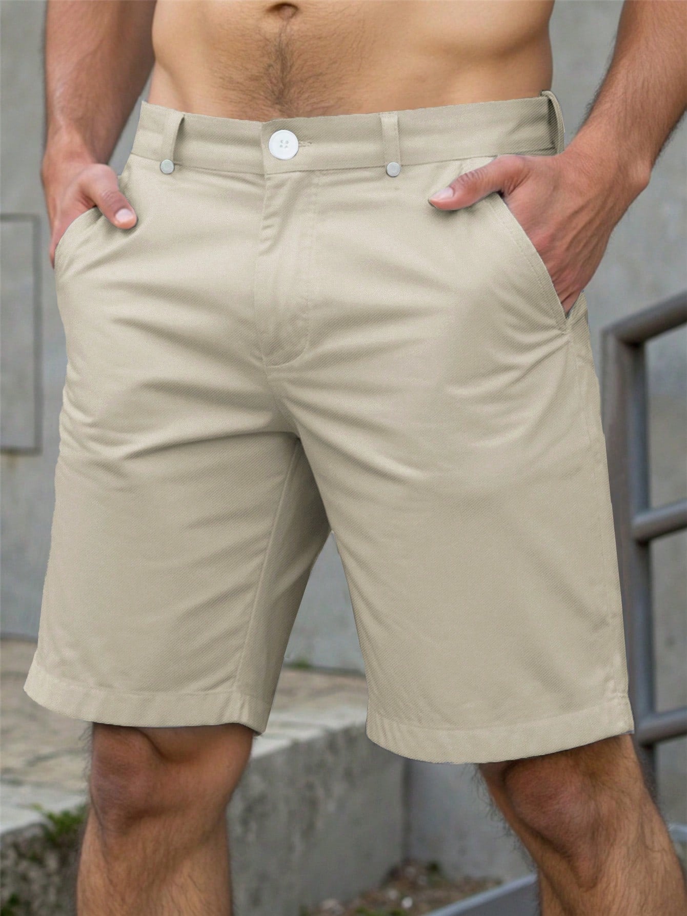 Shorts Masculino Cargo Casual Com Bolsos Funcionais Shorts Masculino Cargo Casual Com Bolsos Funcionais