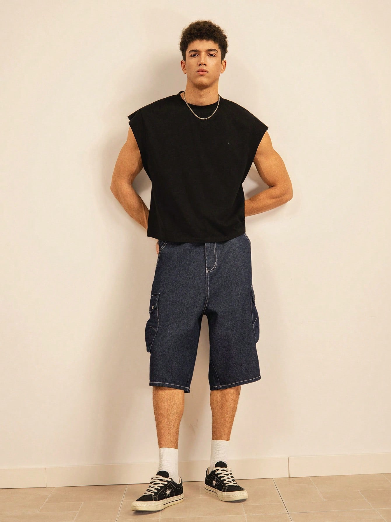 Camiseta Regata Masculina Estampa De Astrologia Alças Largas Camiseta Regata Masculina Estampa De Astrologia Alças