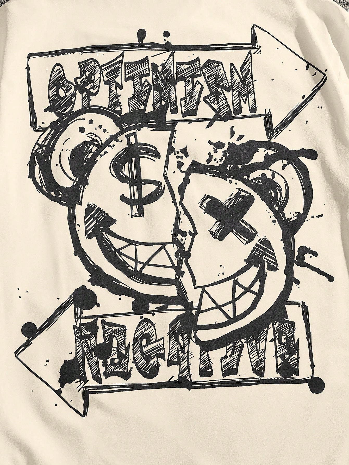 Camiseta Masculina Oversized Estampa Street Graffiti Camiseta Masculina Oversized Estampa Street Graffiti