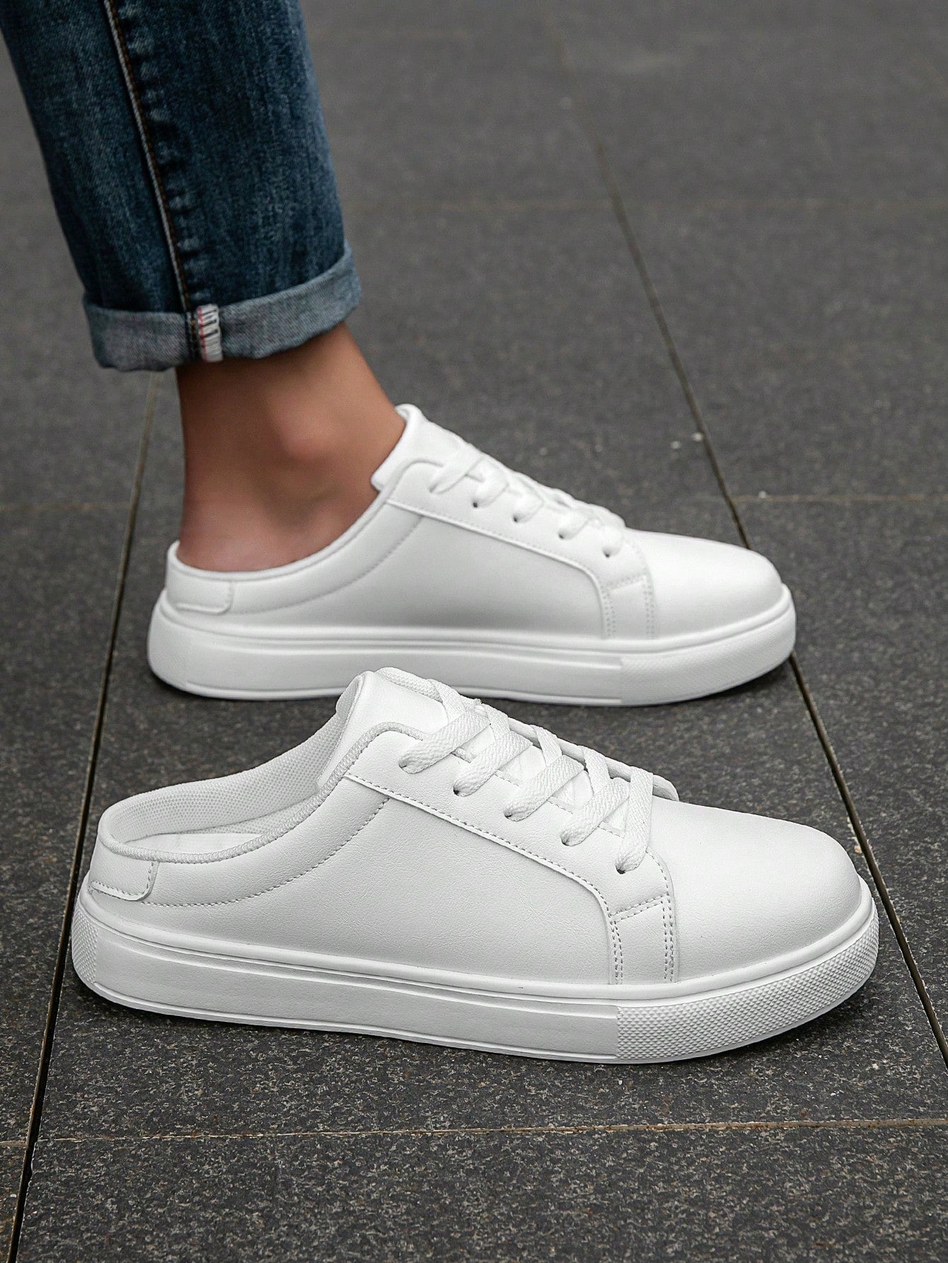 Tênis Masculino Casual Caminhada Cadarço Solado Antiderrapante Tênis Masculino Casual Caminhada Cadarço Solado