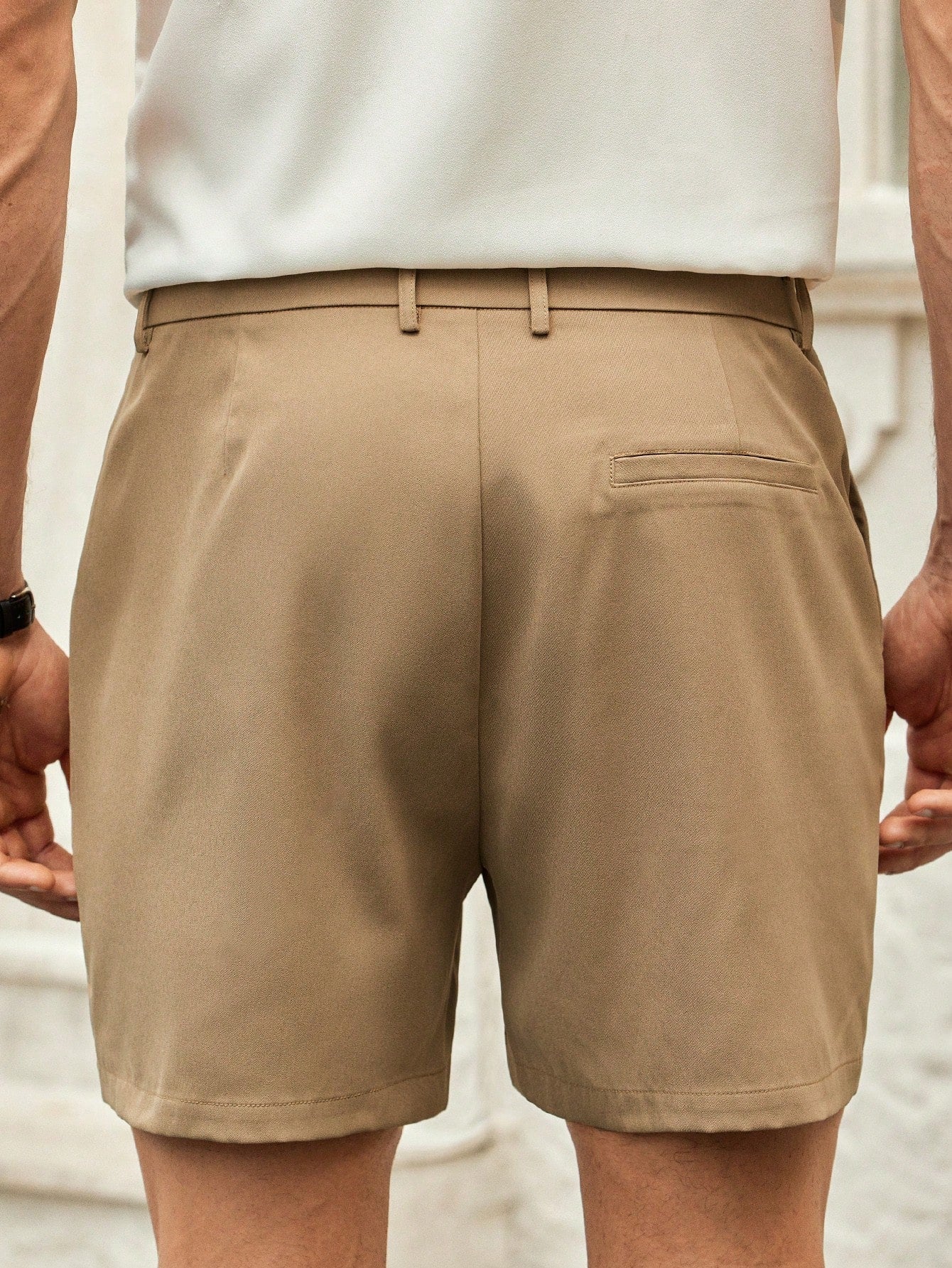 Bermuda Masculina Reta Casual Com Caimento Solto Bermuda Masculina Reta Casual Com Caimento Solto