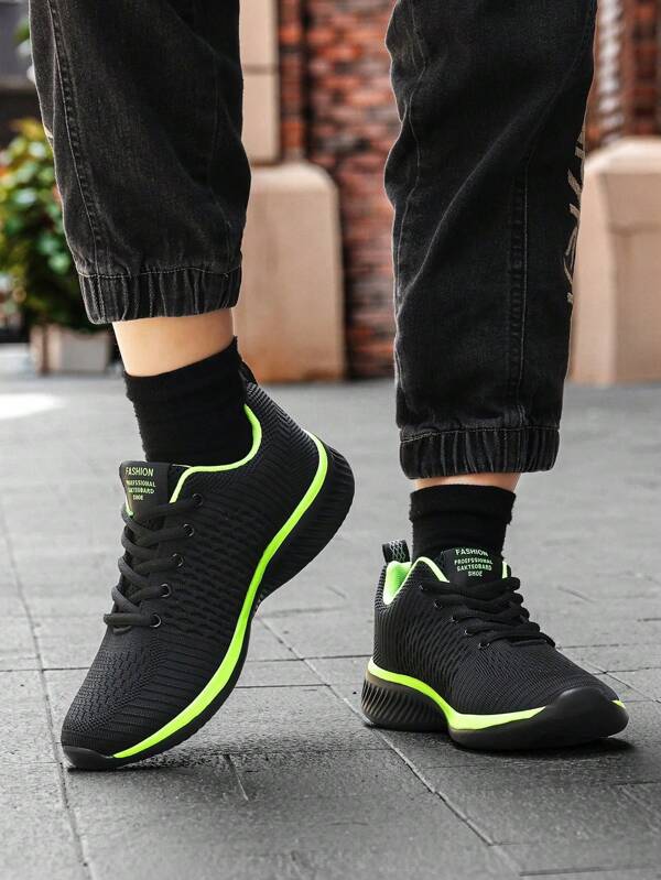 Tênis Masculino Casual Leve Respirável Amarrar Estilo Coreano Versátil Tênis Masculino Casual Leve Respirável Amarrar