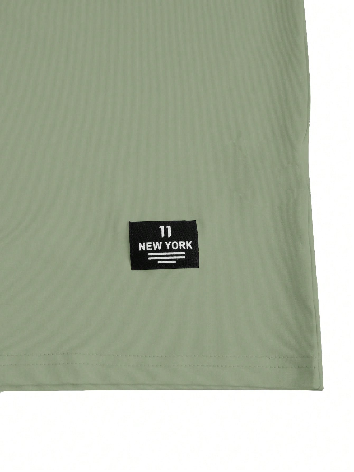 Conjunto Masculino Camiseta Manga Curta E Shorts Cós Ajustável Conjunto Masculino Camiseta Manga Curta E Shorts Cós