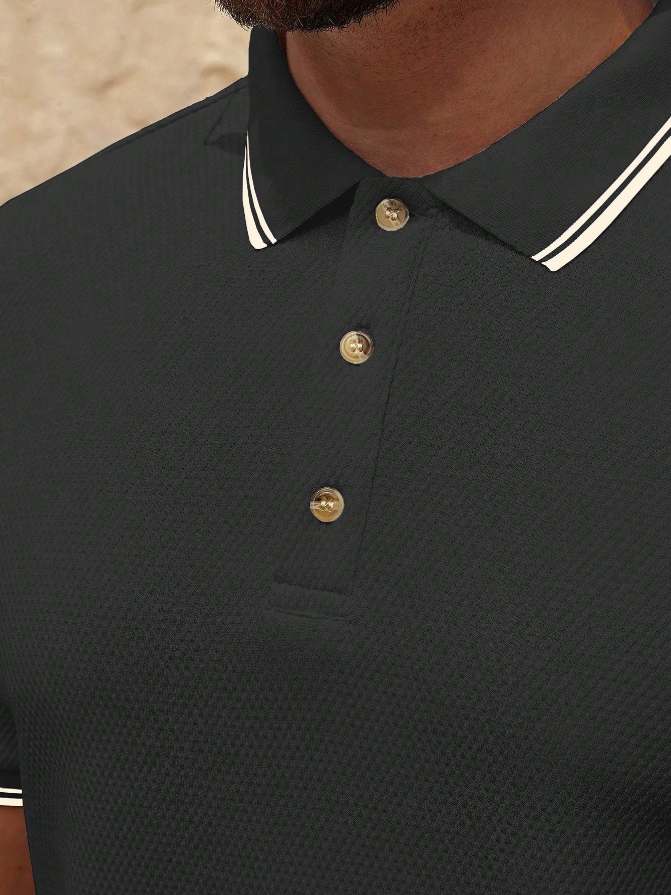 Camisa Polo Masculina Casual Manga Curta Design Moderno Camisa Polo Masculina Casual Manga Curta Design Moderno