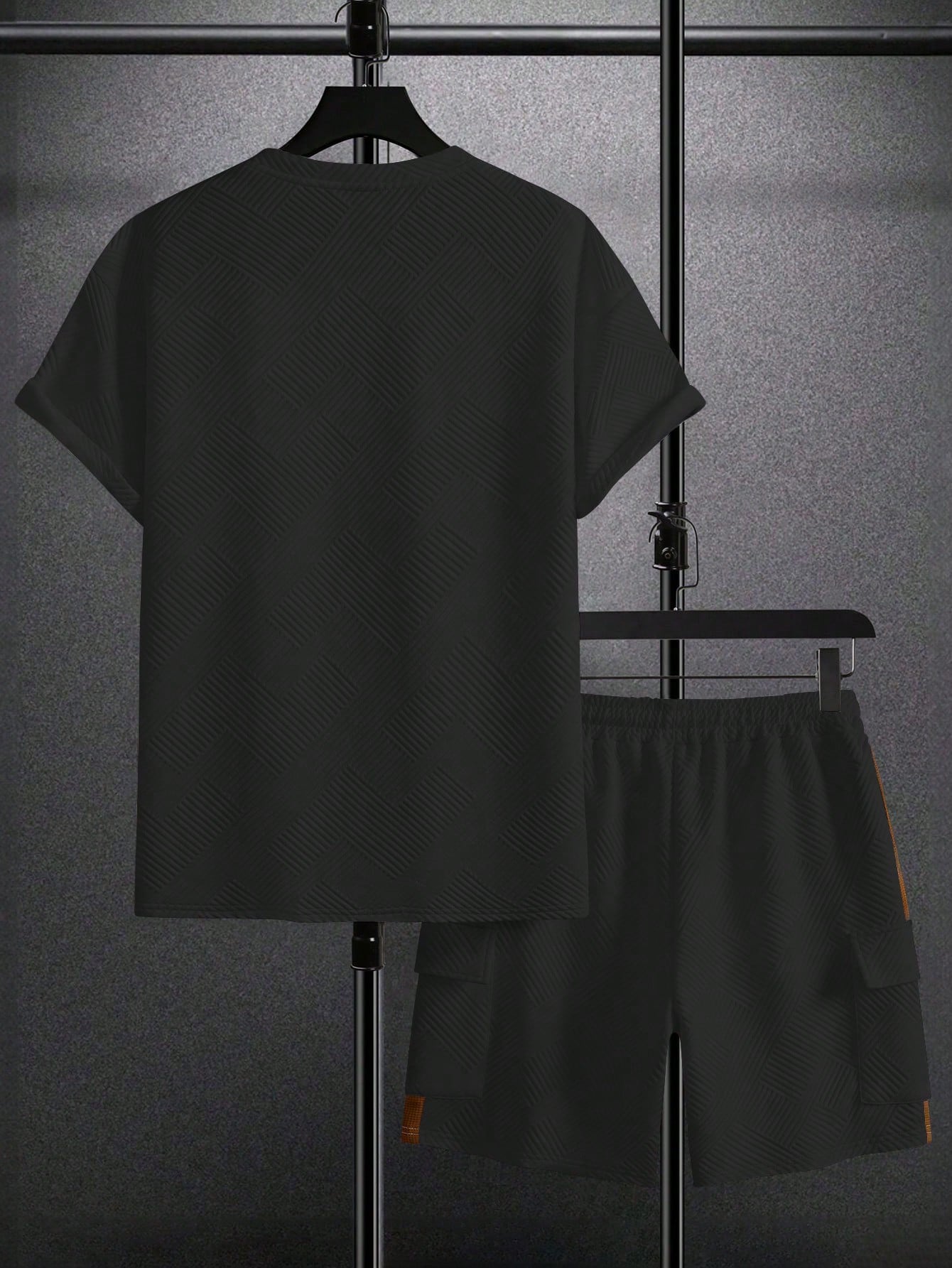 Conjunto Masculino Camiseta Manga Curta E Shorts Confortáveis Conjunto Masculino Camiseta Manga Curta E Shorts