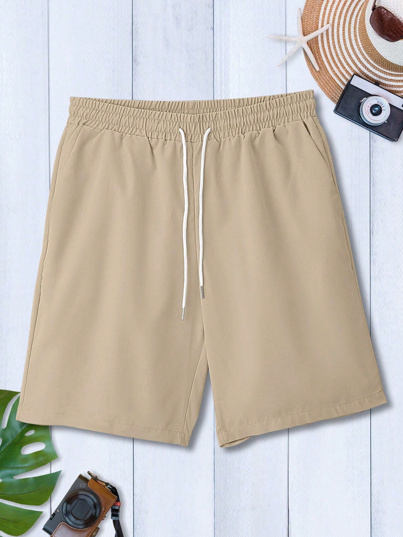 Conjunto Masculino Camisa Listrada Manga Curta E Bermuda Casual Conjunto Masculino Camisa Listrada Manga Curta E