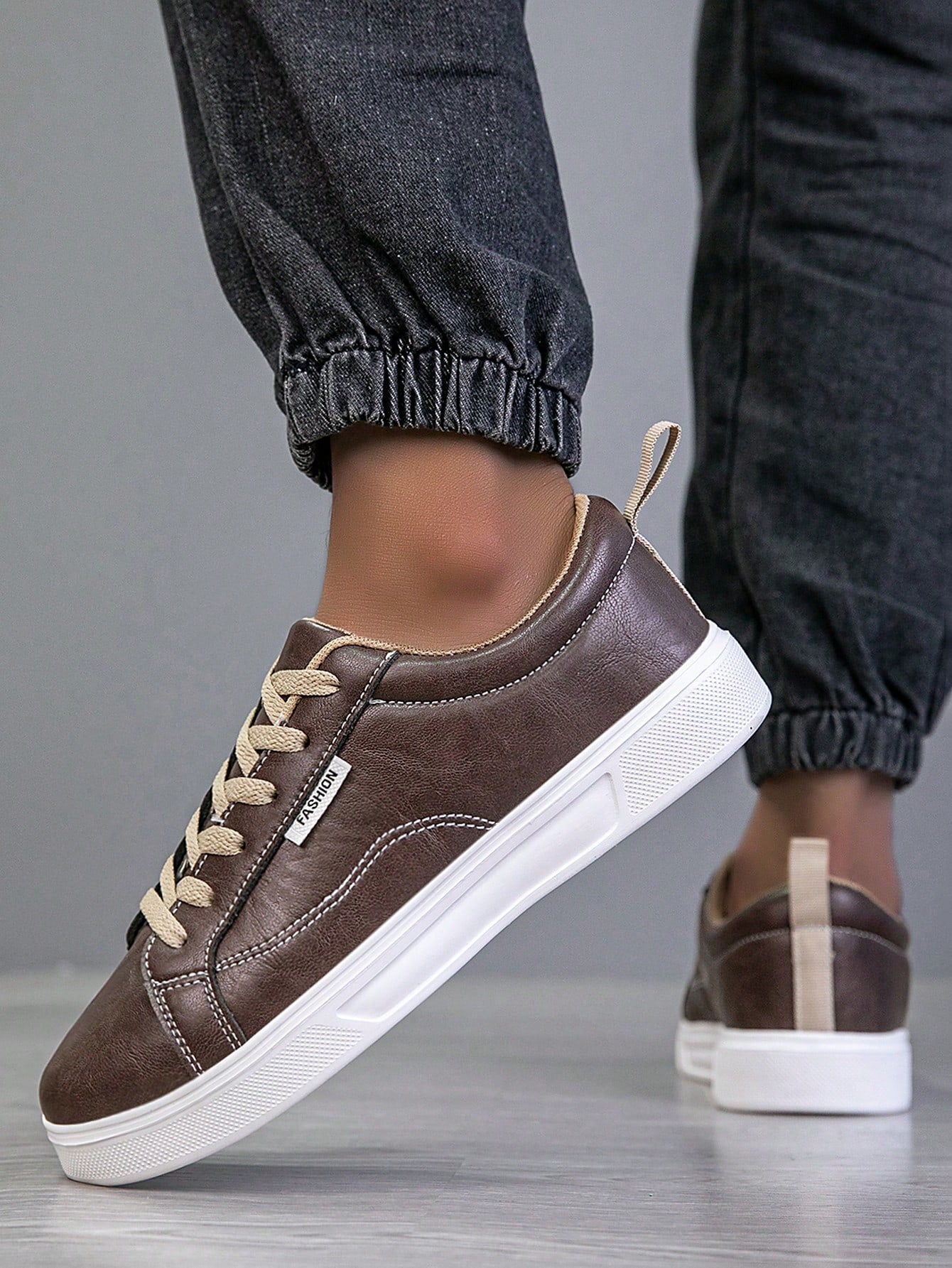 Tênis Masculino Street Skate Cadarço Solado Durável Antiderrapante Tênis Masculino Street Skate Cadarço Solado Durável