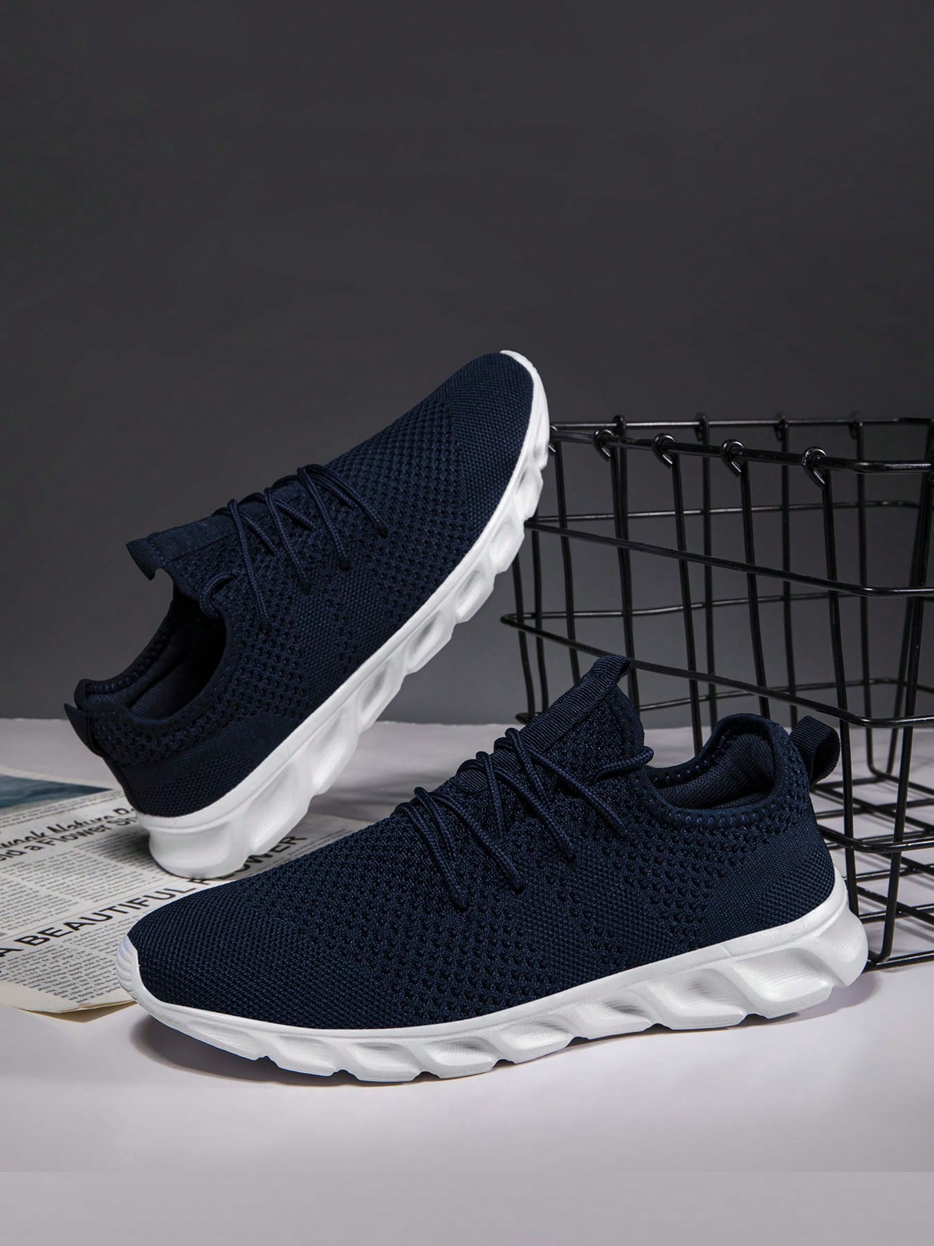 Tênis Masculino Chunky Ultra Leve Respirável Casual Versátil Tênis Masculino Chunky Ultra Leve Respirável Casual