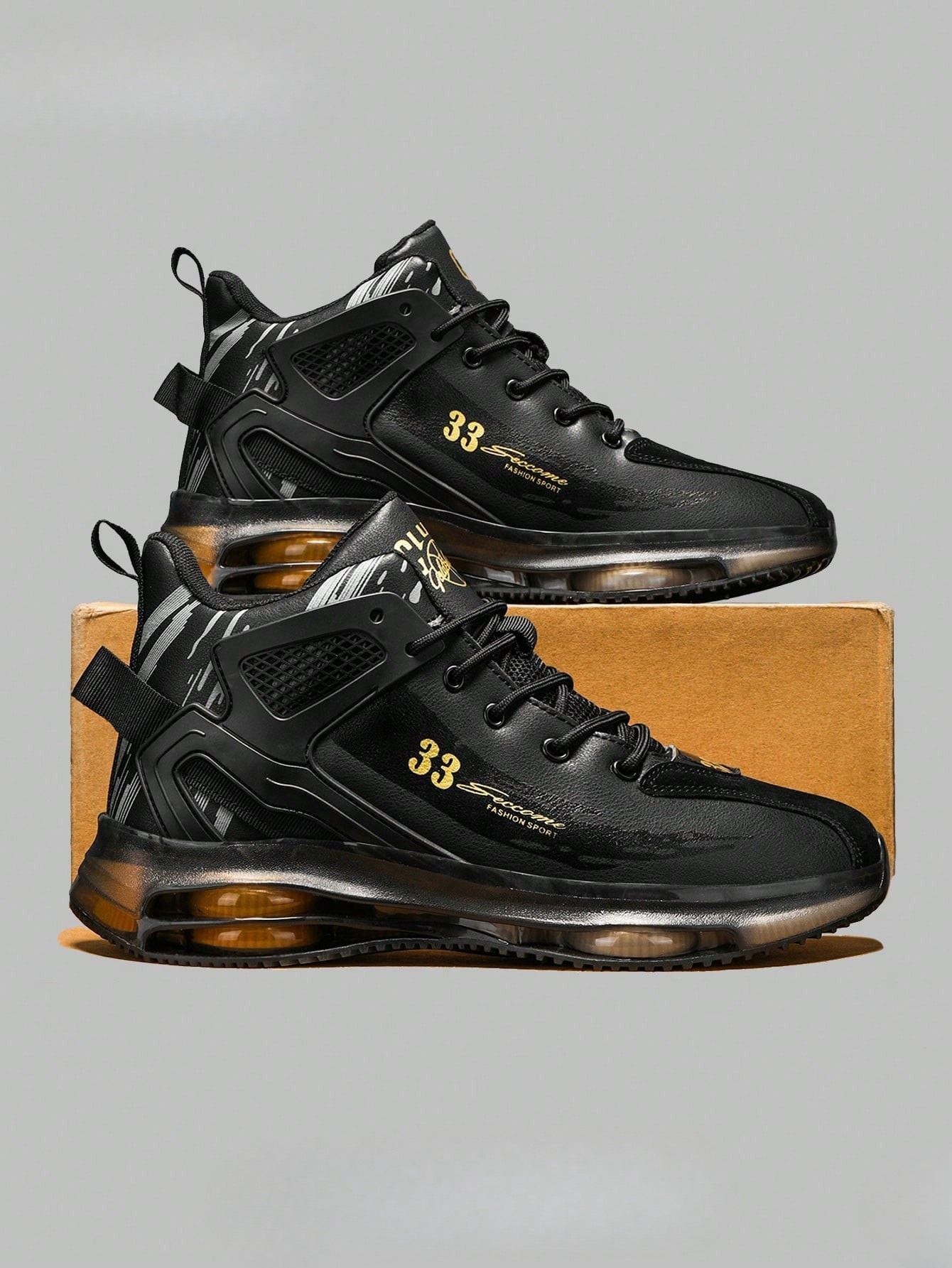 Tênis Masculino Chunky Esportivo Amortecimento Air Cushion Preto / 36 Tênis Masculino Chunky Esportivo Amortecimento