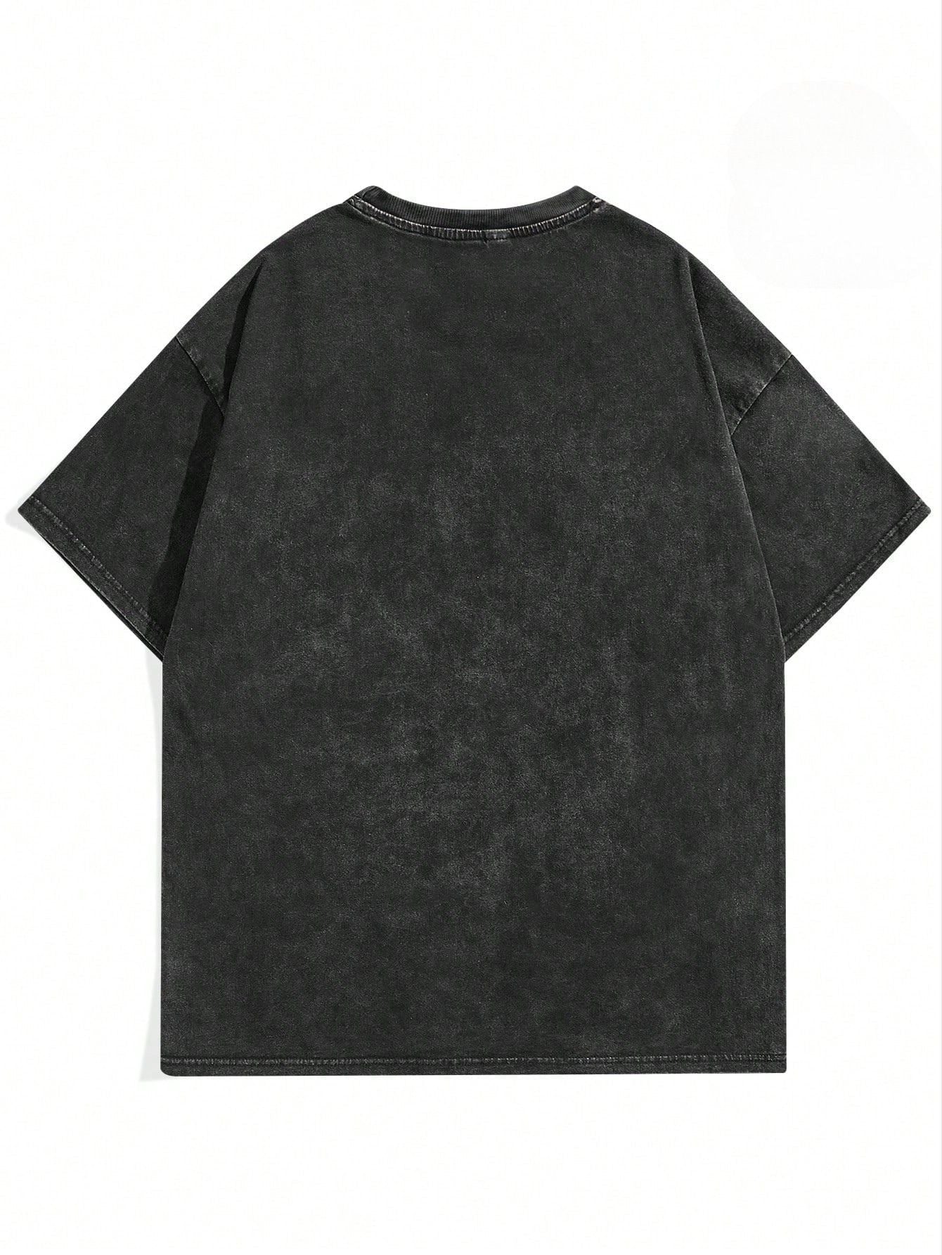 Camiseta Masculina Oversized Estampa Urbana Estilo Moderno Camiseta Masculina Oversized Estampa Urbana Estilo Moderno