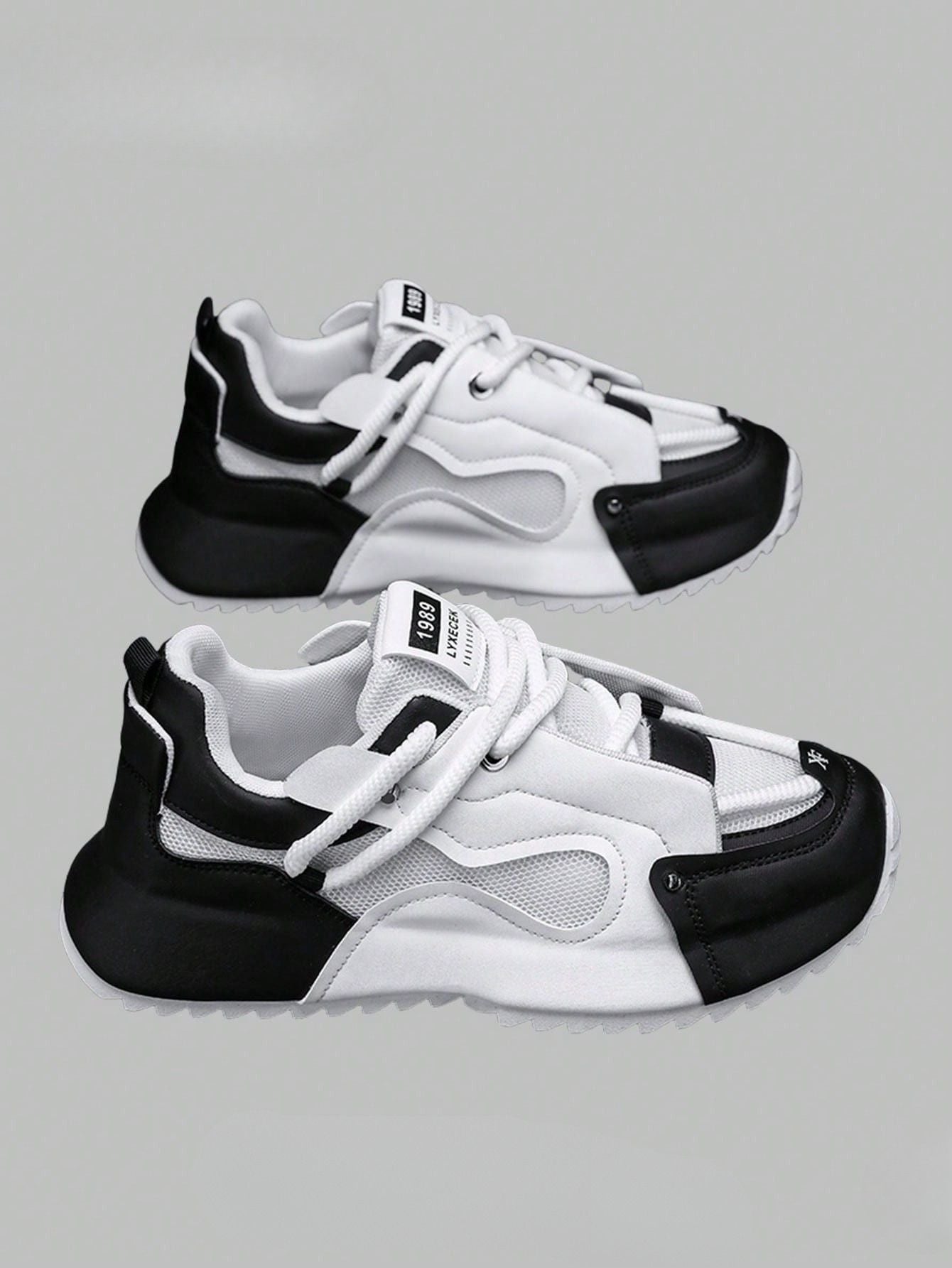 Tênis Masculino Chunky Mesh Respirável Confortável Esportivo Tênis Masculino Chunky Mesh Respirável Confortável