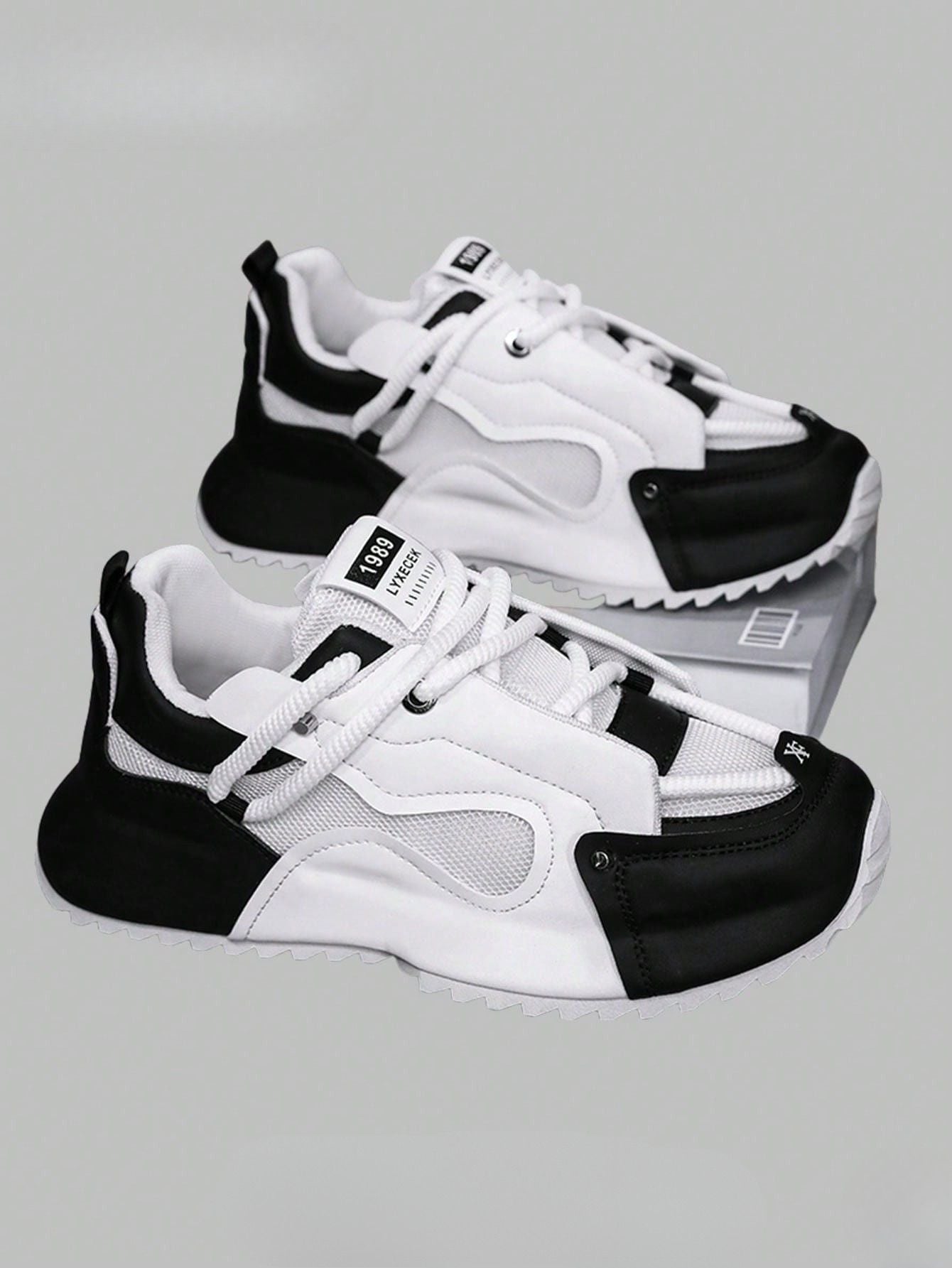 Tênis Masculino Chunky Mesh Respirável Confortável Esportivo Tênis Masculino Chunky Mesh Respirável Confortável