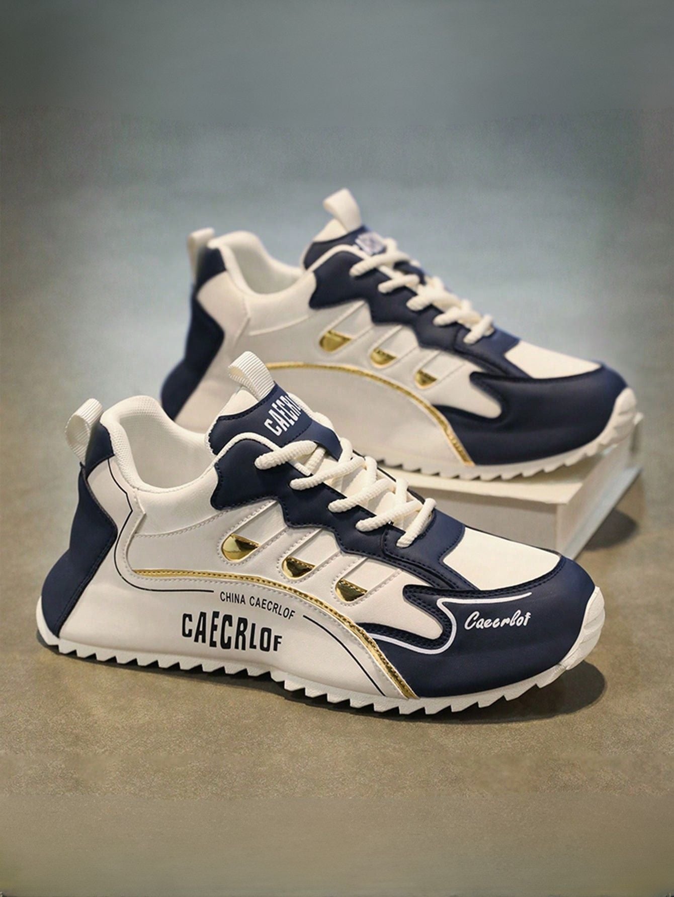 Tênis Masculino Chunky Casual Versátil Antiderrapante Respirável Tênis Masculino Chunky Casual Versátil Antiderrapante