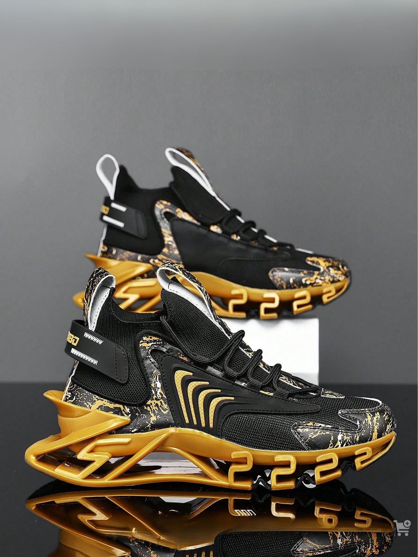 Tênis Masculino Chunky Tecido Respirável Amortecimento Leve Tênis Masculino Chunky Tecido Respirável Amortecimento Leve