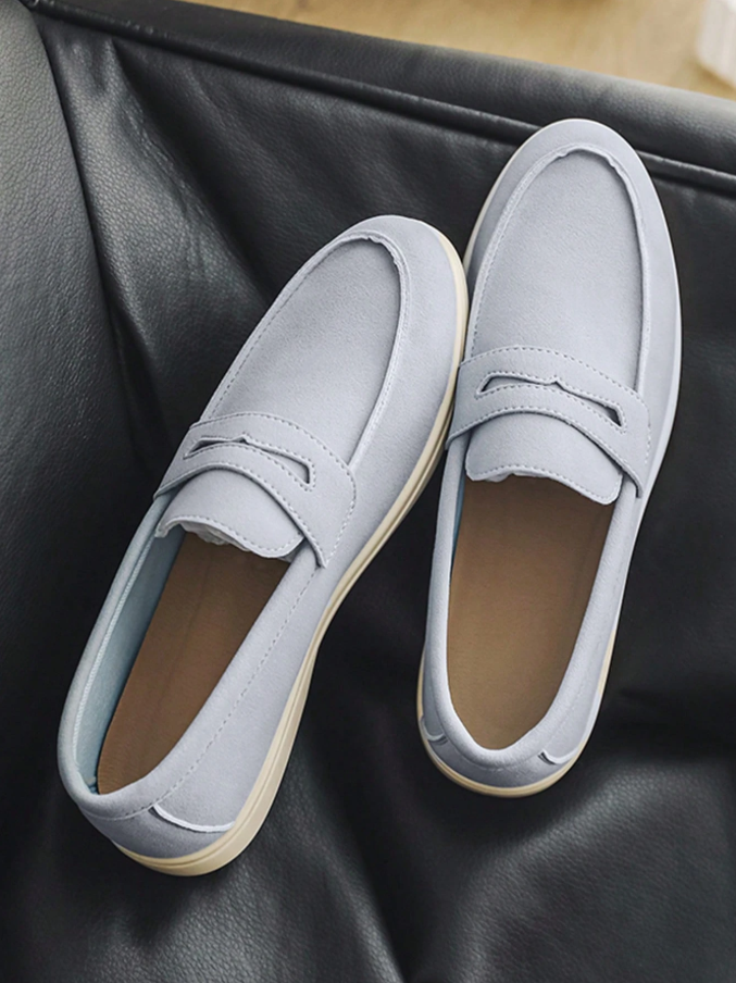 Mocassim Masculino Casual Moderno Solado Confortável Mocassim Masculino Casual Elegante Com Detalhe Metálico
