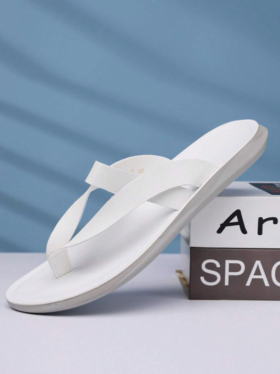 Chinelo Masculino Casual Leve Solado EVA Antiderrapante Branco / 36 Chinelo Masculino Casual Leve Solado EVA