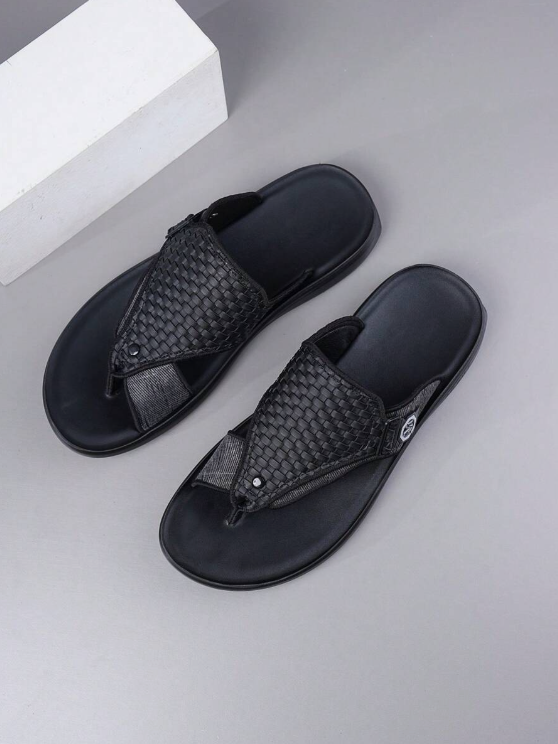 Chinelo Masculino Casual Estilo Listrado Leve e Versátil Chinelo Masculino Casual Estilo Listrado Leve e Versátil