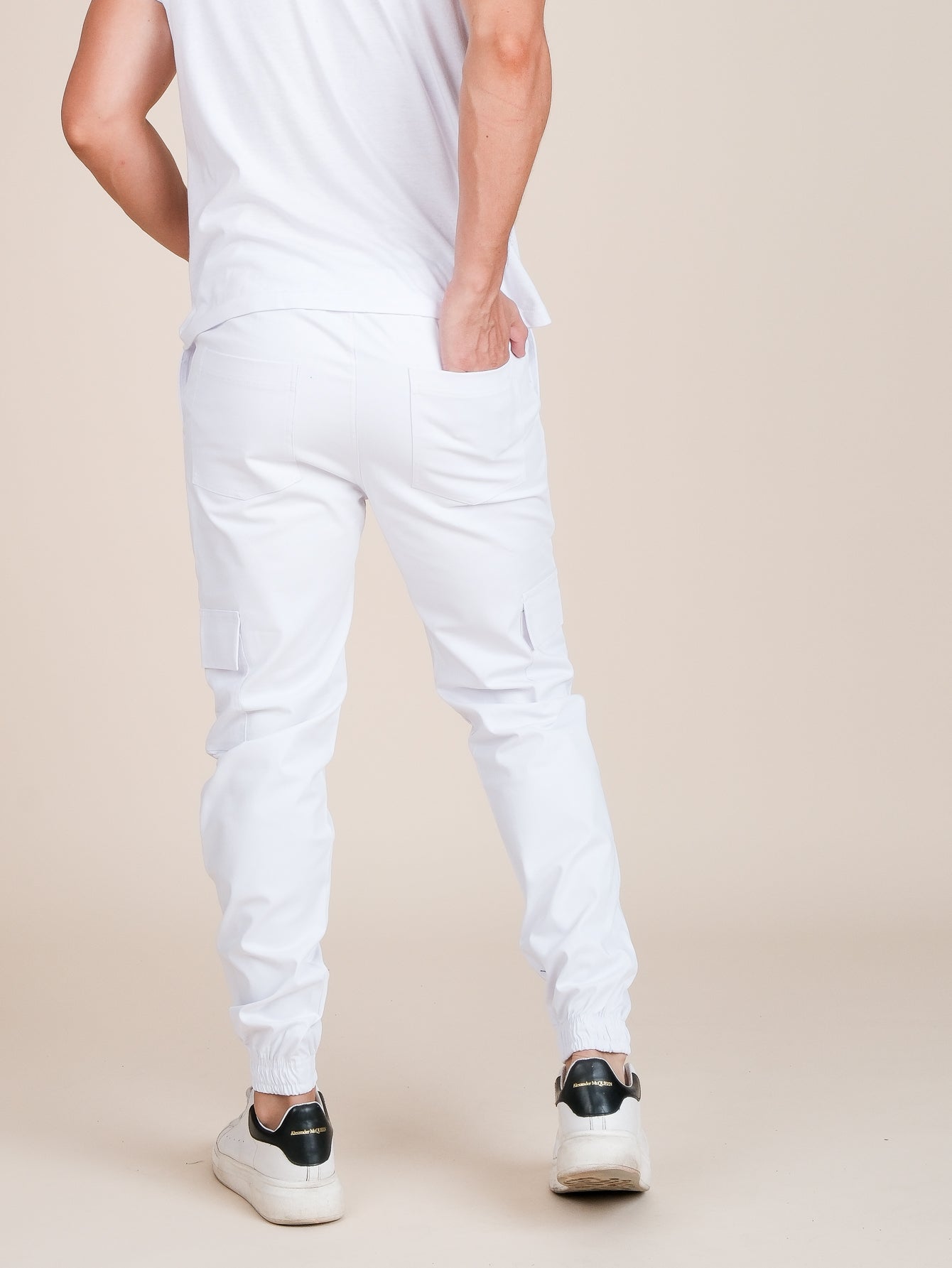 Calça Masculina Jogger Casual Com Ajuste Na Cintura Calça Masculina Jogger Casual Com Ajuste Na Cintura