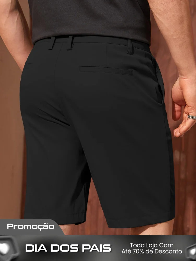 Bermuda Masculina Casual Com Corte Reto E Visual Clean Bermuda Masculina Casual Com Corte Reto E Visual Clean