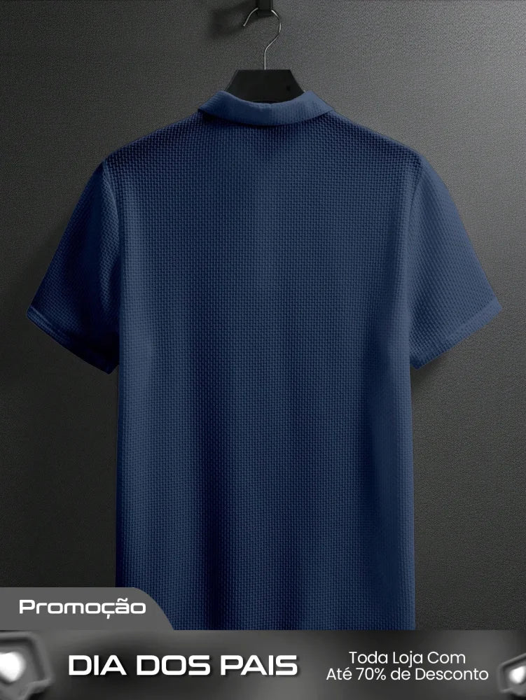 Camisa Polo Masculina Casual Básica Manga Curta Para Golf Camisa Polo Masculina Casual Básica Manga Curta Para Golf