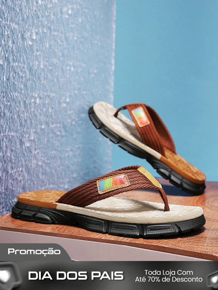 Chinelo Masculino De Dedo Casual Antiderrapante Leve Chinelo Masculino De Dedo Casual Antiderrapante Leve