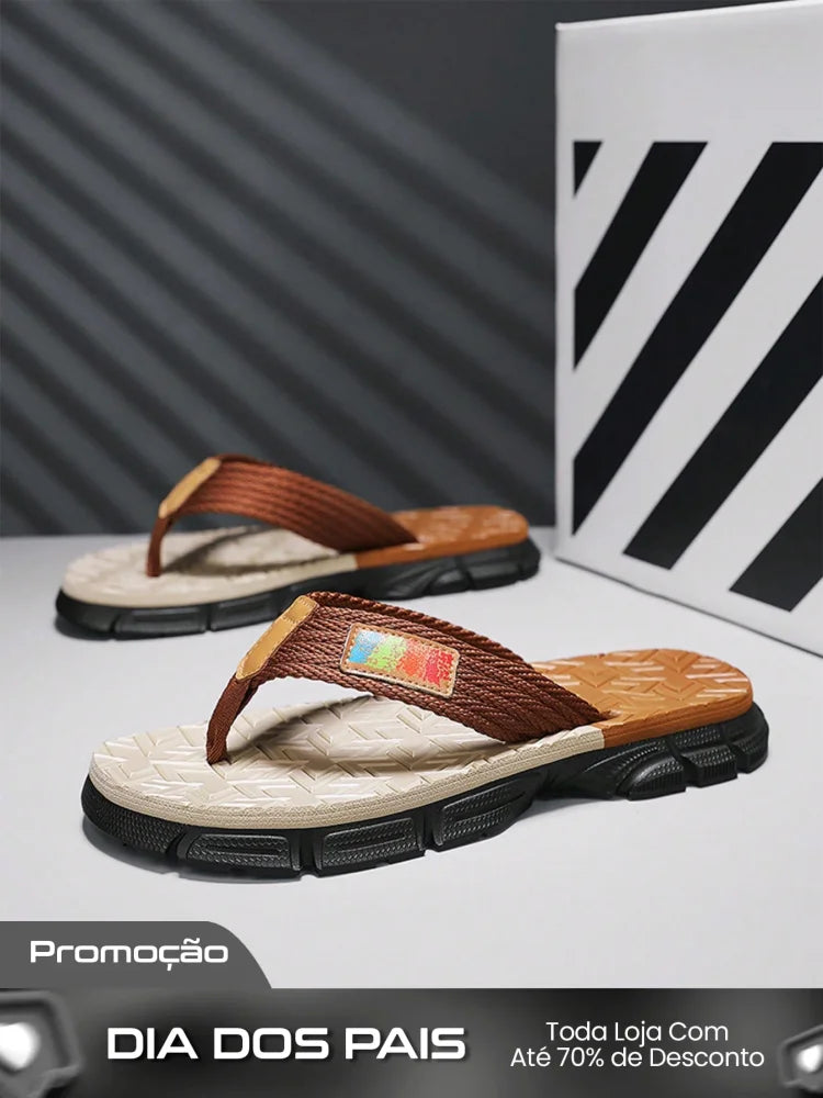 Chinelo Masculino De Dedo Casual Antiderrapante Leve Chinelo Masculino De Dedo Casual Antiderrapante Leve