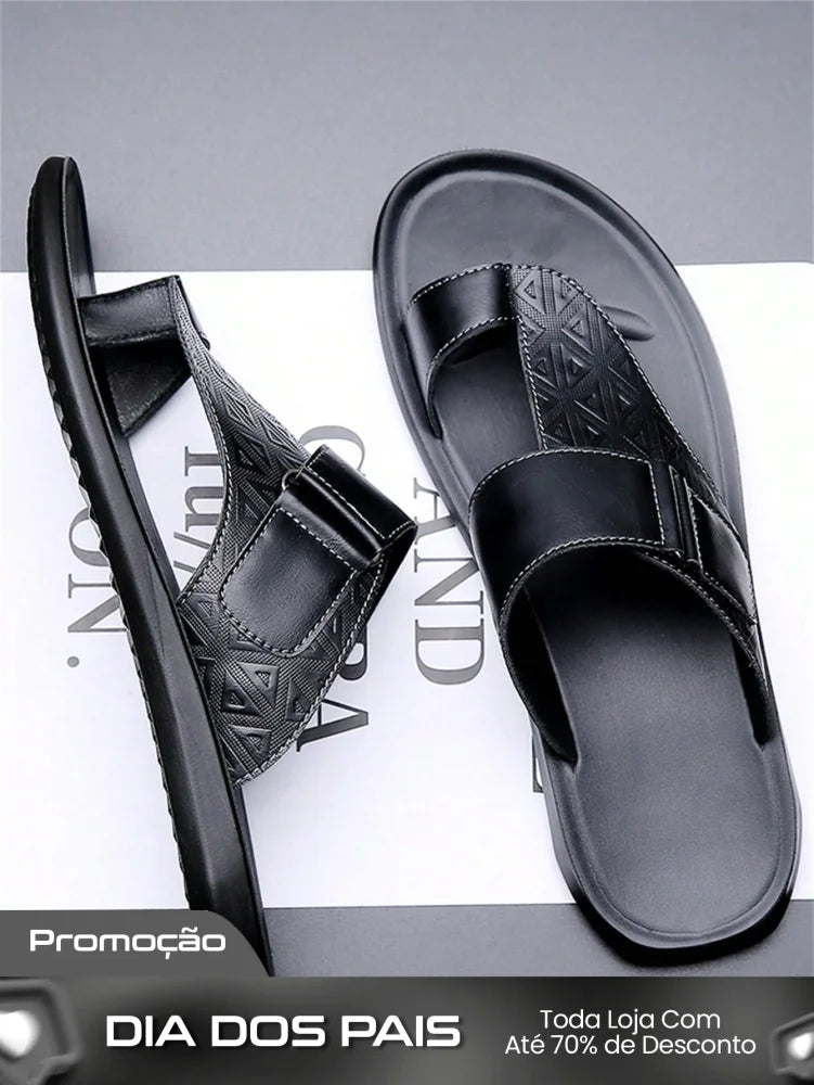 Chinelo Masculino De Dedo Casual Solado Macio Antiderrapante Chinelo Masculino De Dedo Casual Solado Macio