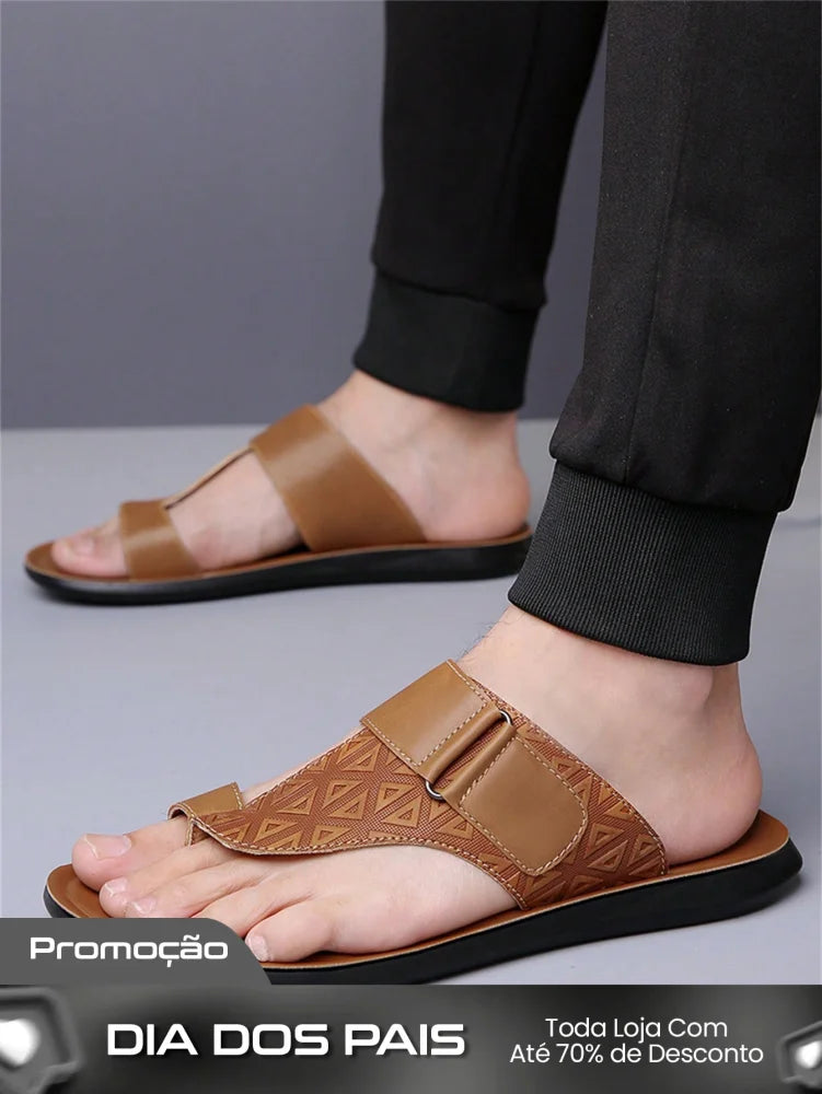 Chinelo Masculino De Dedo Casual Solado Macio Antiderrapante Chinelo Masculino De Dedo Casual Solado Macio