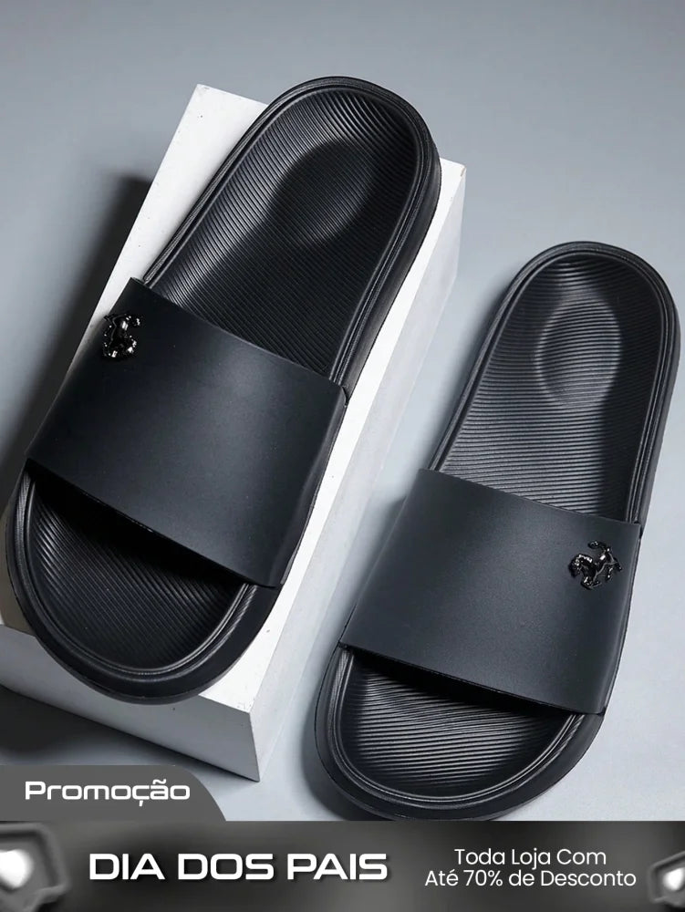 Chinelo Masculino Slide Casual Antiderrapante Confortável Chinelo Masculino Slide Casual Antiderrapante Confortável