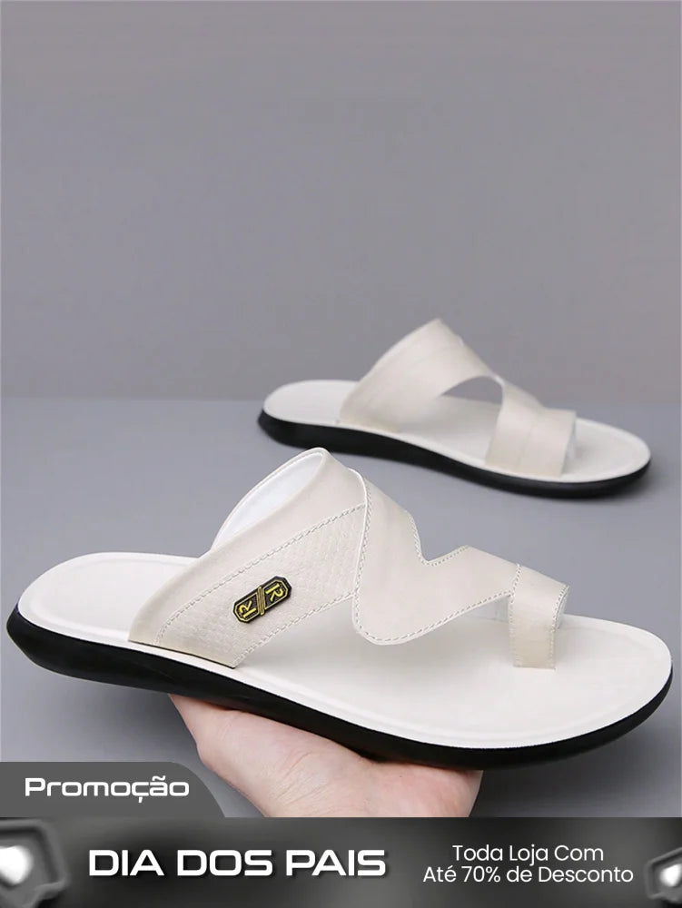 Chinelo Masculino Slide Casual Solado Macio Antiderrapante Chinelo Masculino Slide Casual Solado Macio Antiderrapante