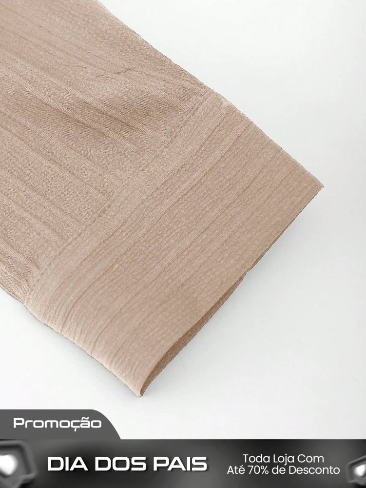 Conjunto Masculino Camisa Manga Longa E Calça Leve Minimalista Conjunto Masculino Camisa Manga Longa E Calça Leve