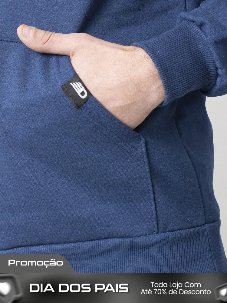 Conjunto Masculino Moletom Casual Com Capuz Cós Ajustável Conjunto Masculino Moletom Casual Com Capuz Cós Ajustável